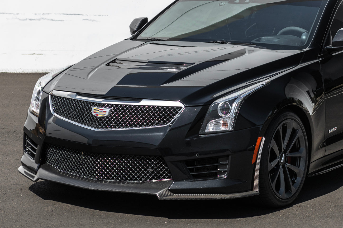 2016-19 Cadillac ATS-V Carbon Fiber Extended Front Splitter & Side Wheel Arch