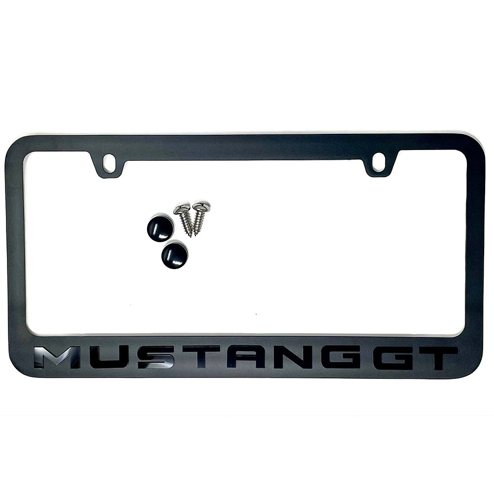 Ford Mustang GT Stealth Blackout License Plate Frame-SR1 Performance