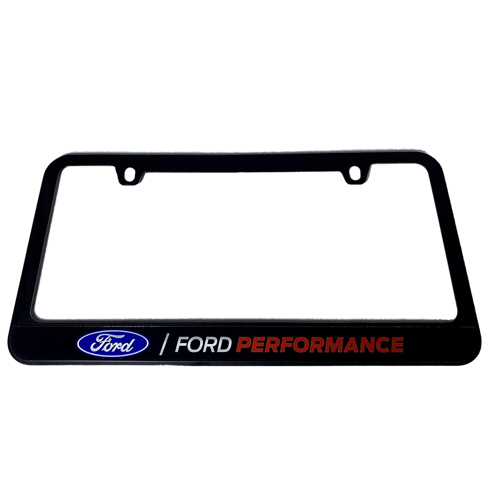 Ford Performance License Plate Frame - Black Acrylic-SR1 Performance