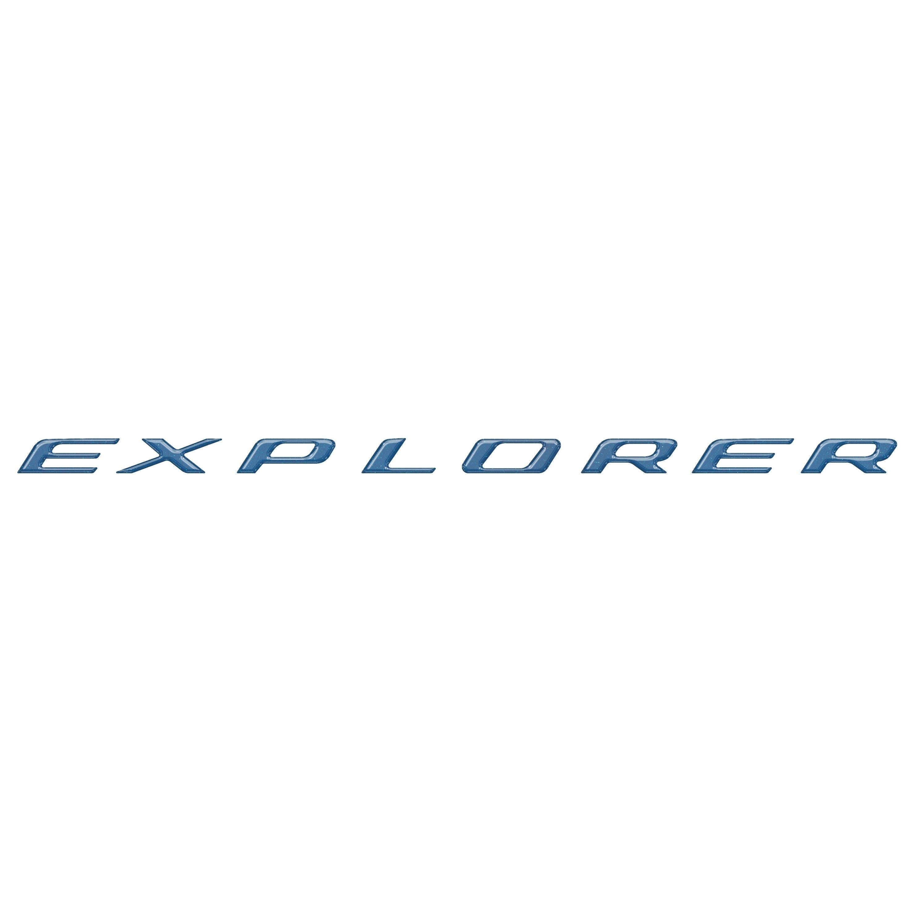 Lift Gate Letter Inserts Fits 2020-2024 Ford Explorer