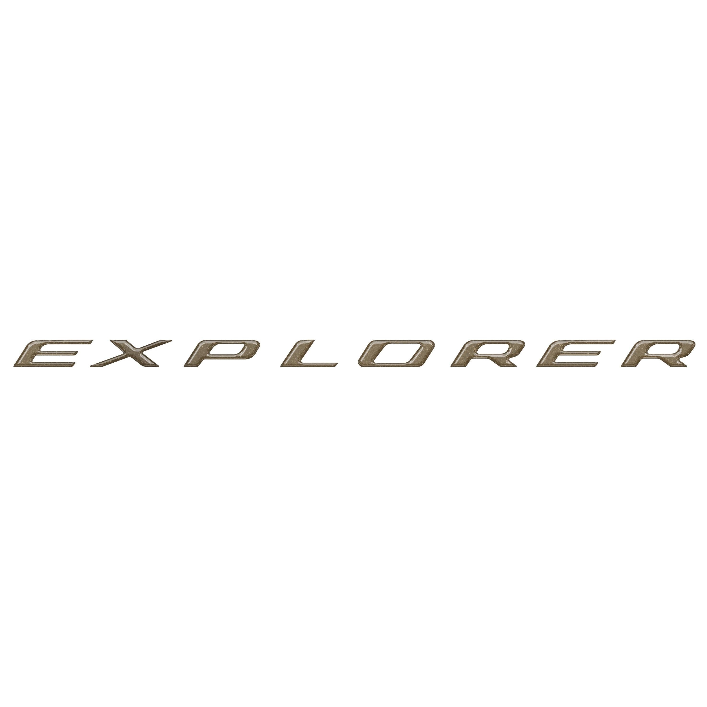 Lift Gate Letter Inserts Fits 2020-2024 Ford Explorer