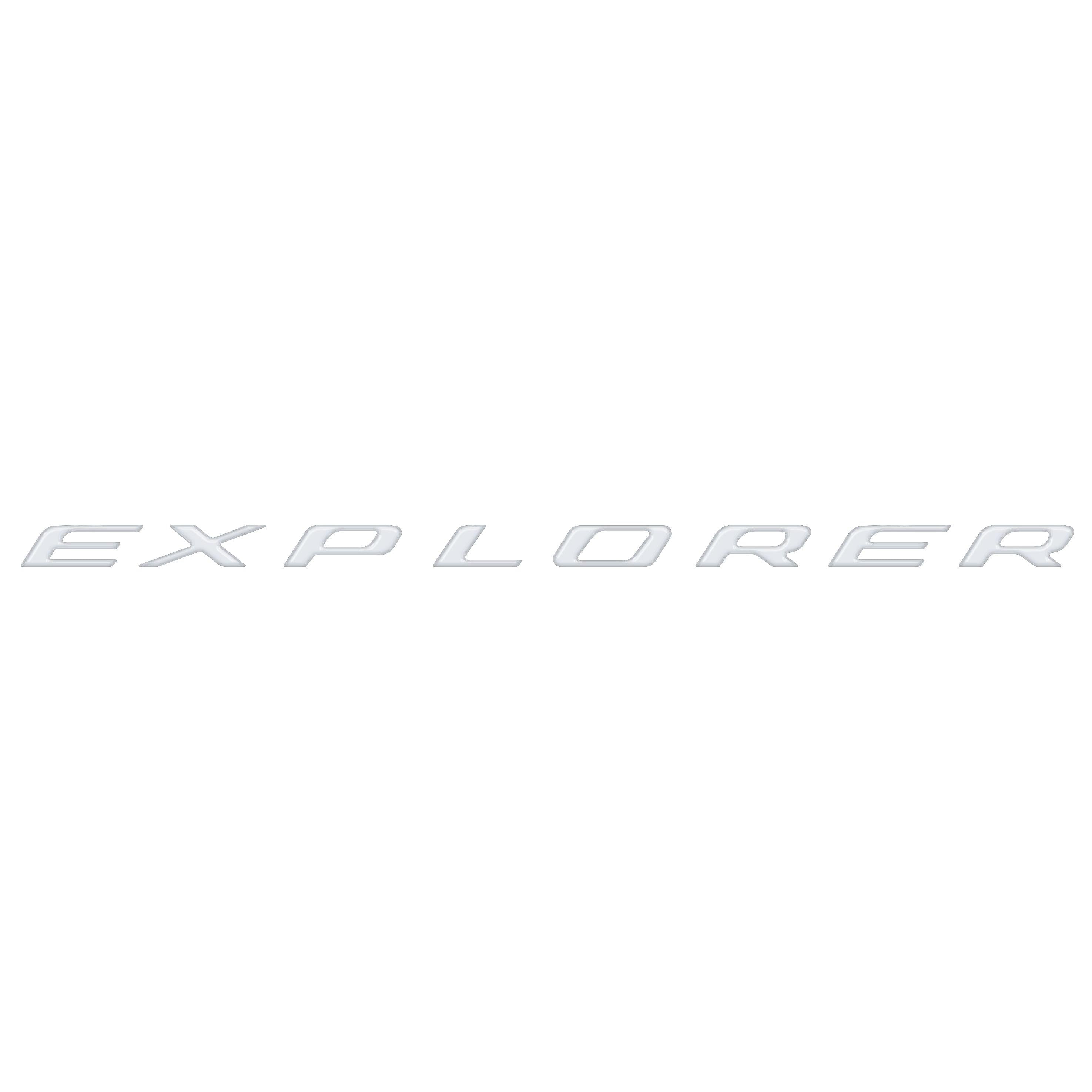 Lift Gate Letter Inserts Fits 2020-2024 Ford Explorer