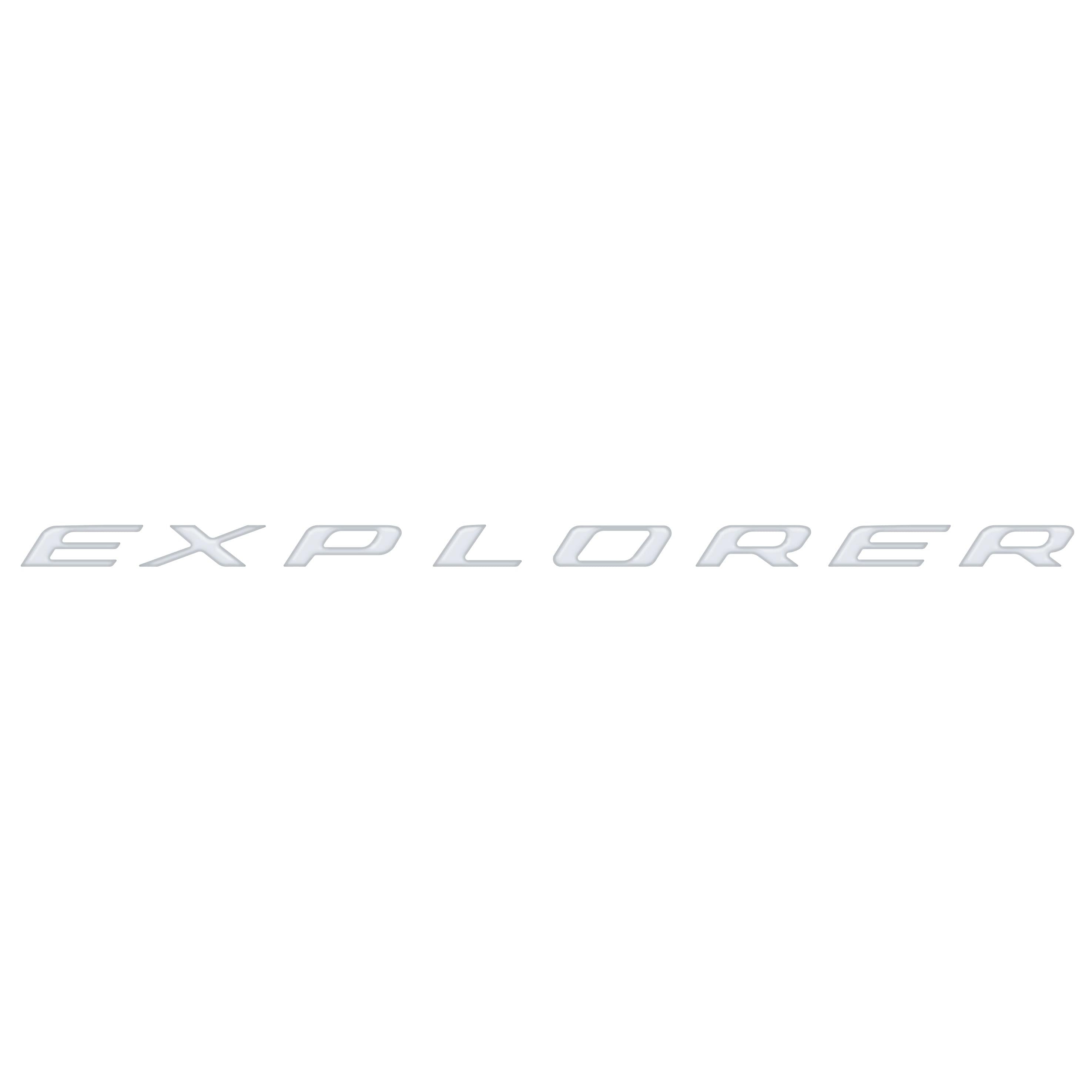 Lift Gate Letter Inserts Fits 2020-2024 Ford Explorer