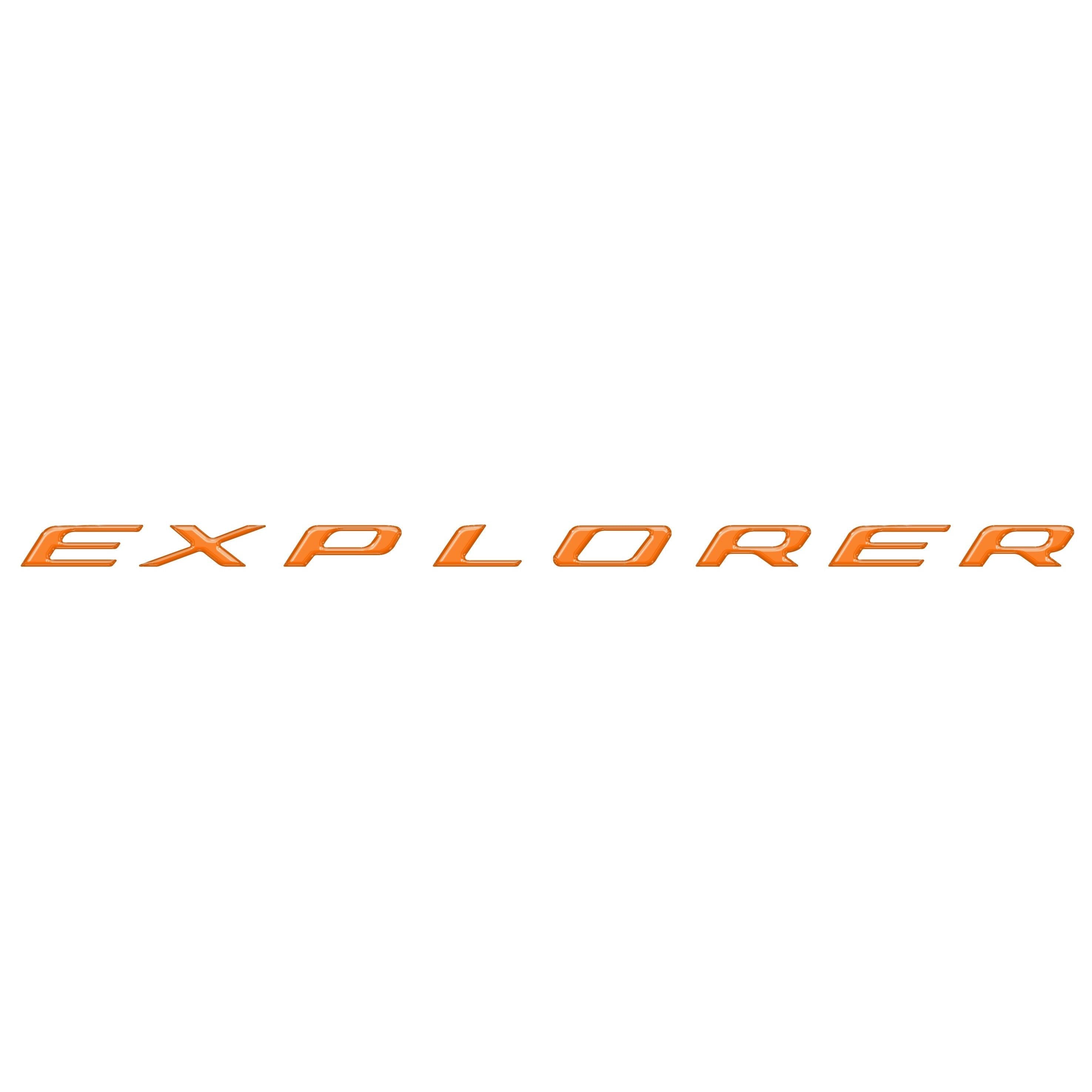 Liftgate Letter Overlays Fits 2025-2026 Ford Explorer