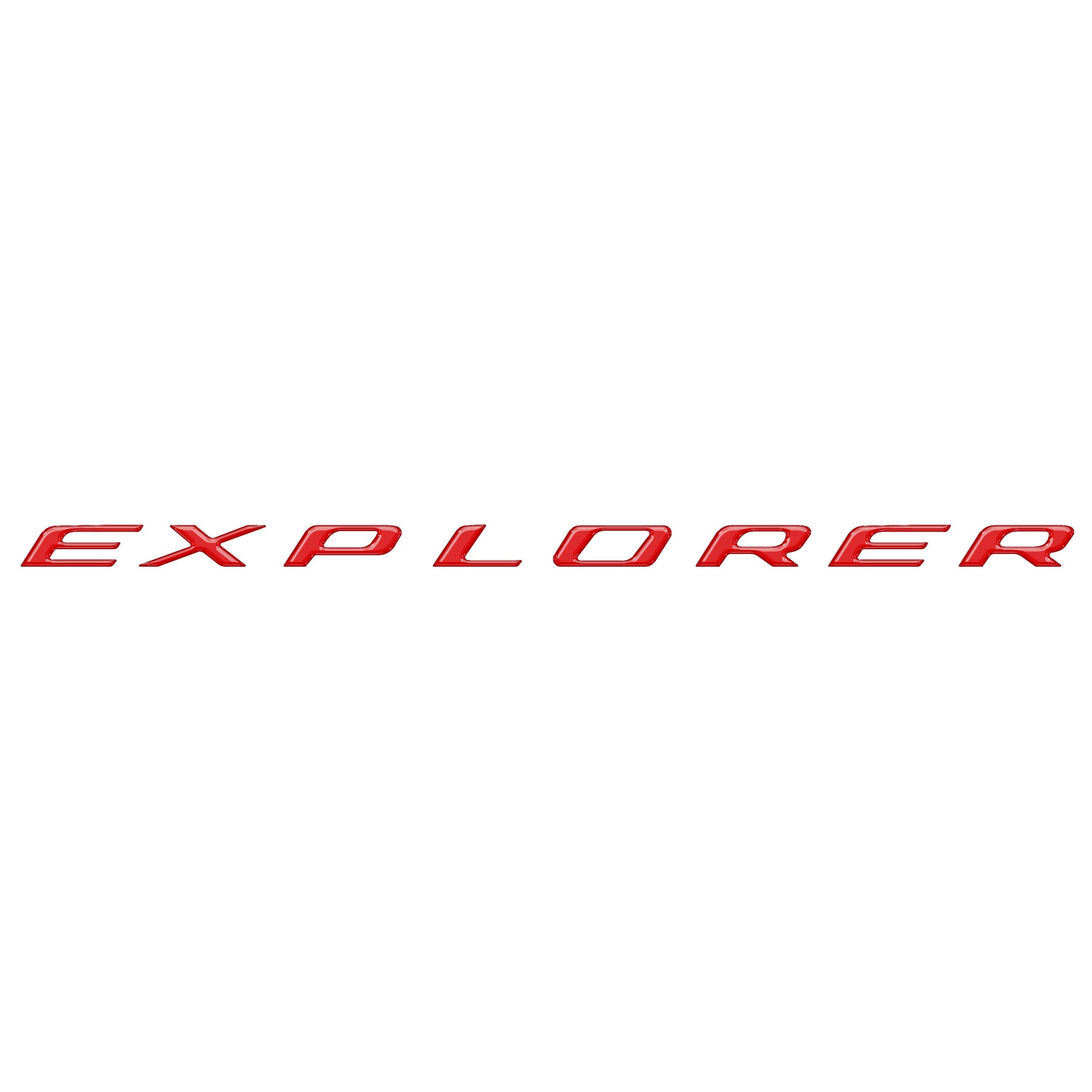 Liftgate Letter Overlays Fits 2025-2026 Ford Explorer