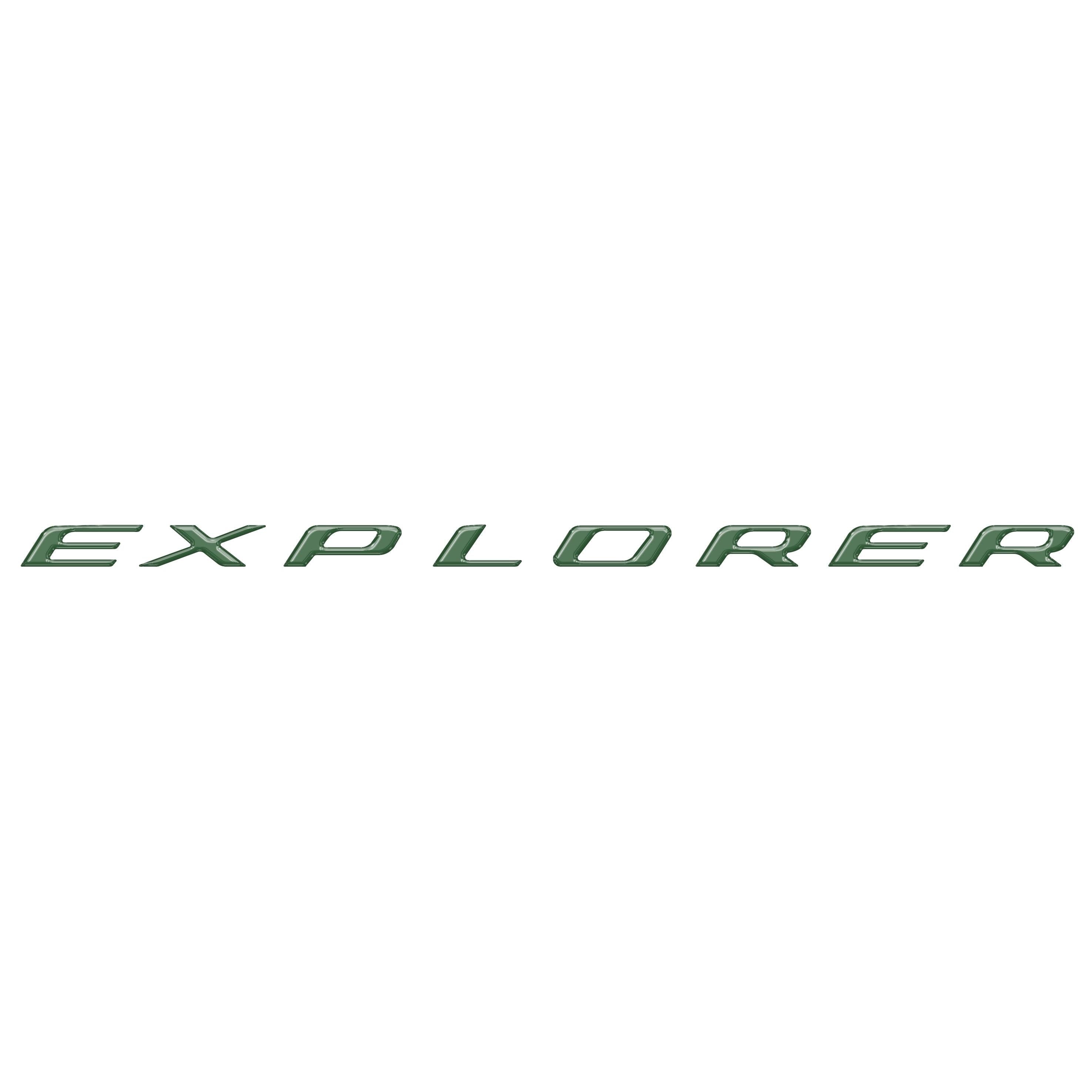 Liftgate Letter Overlays Fits 2025-2026 Ford Explorer