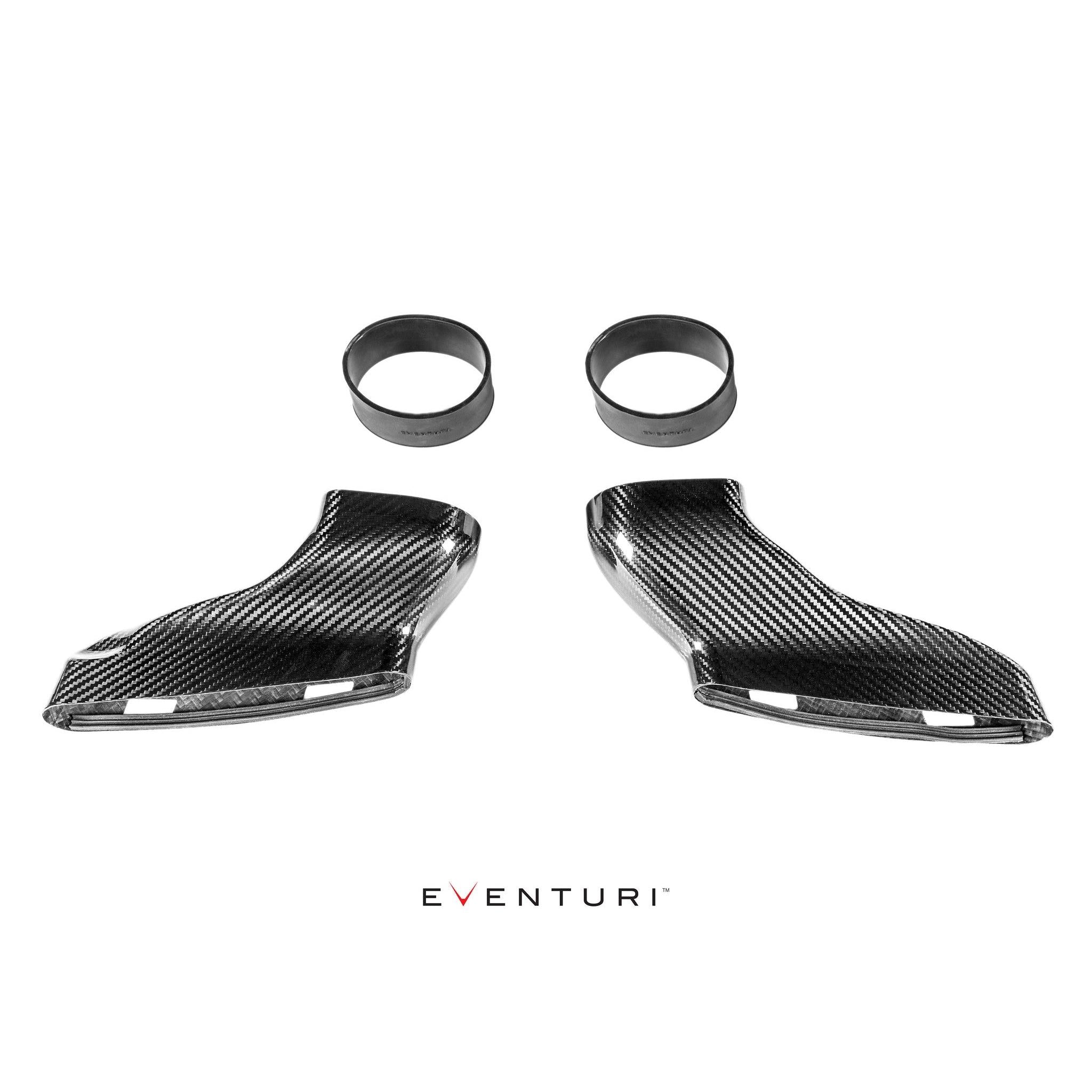 Eventuri Mercedes W205 C63 / C63S AMG Black Carbon V2 Duct Upgrade Kit For V1-SR1 Performance