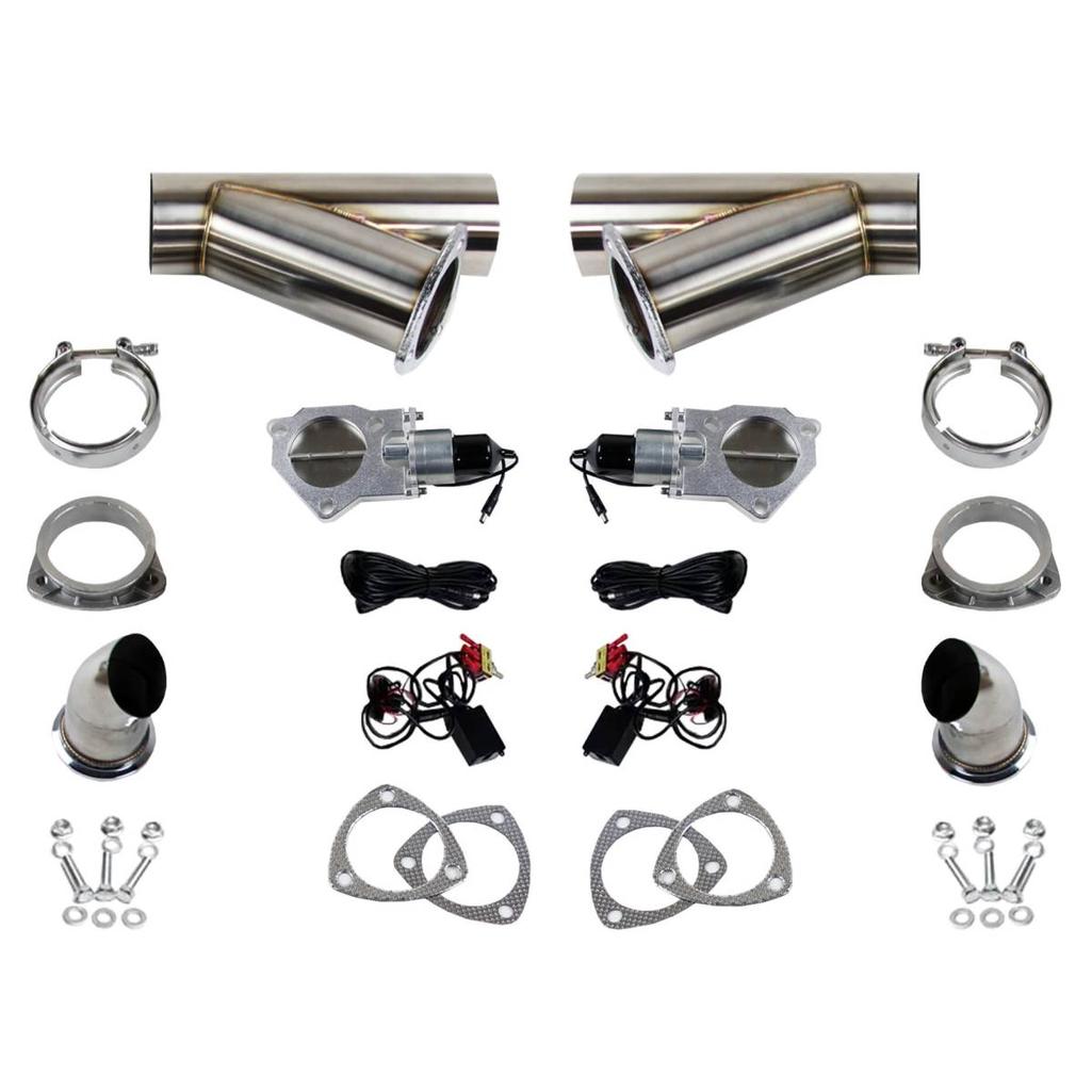 Granatelli Motorsports 307530K Dual Electronic Exhaust Cutout Kit 3.0