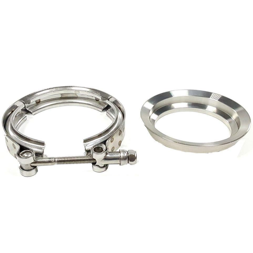 Granatelli Motor Sports 308525 2.5" (63mm) Mating Flat Flanges with V-Band Clamp