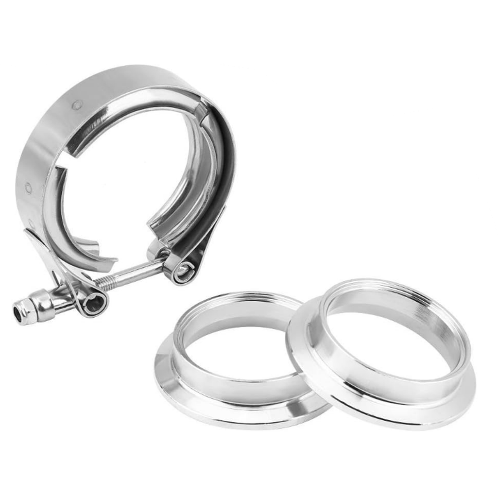 (63mm) Mating Male to Female (Interlocking) Flanges with V-Band Clamp Included