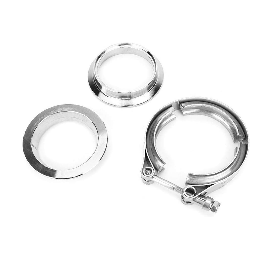 Granatelli Motor Sports 308522 2.25" (57mm) Mating Flat Flanges with V-Band Clamp
