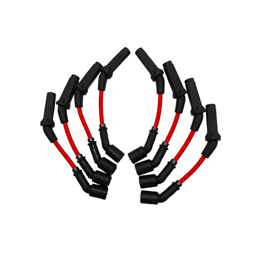 8-inch red 0-Ohm performance wires designed reduce electrical resistance