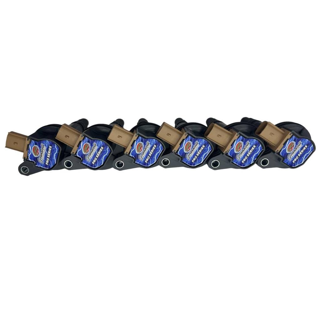 Higher voltage coil packs 60 000KV promote stronger consistent