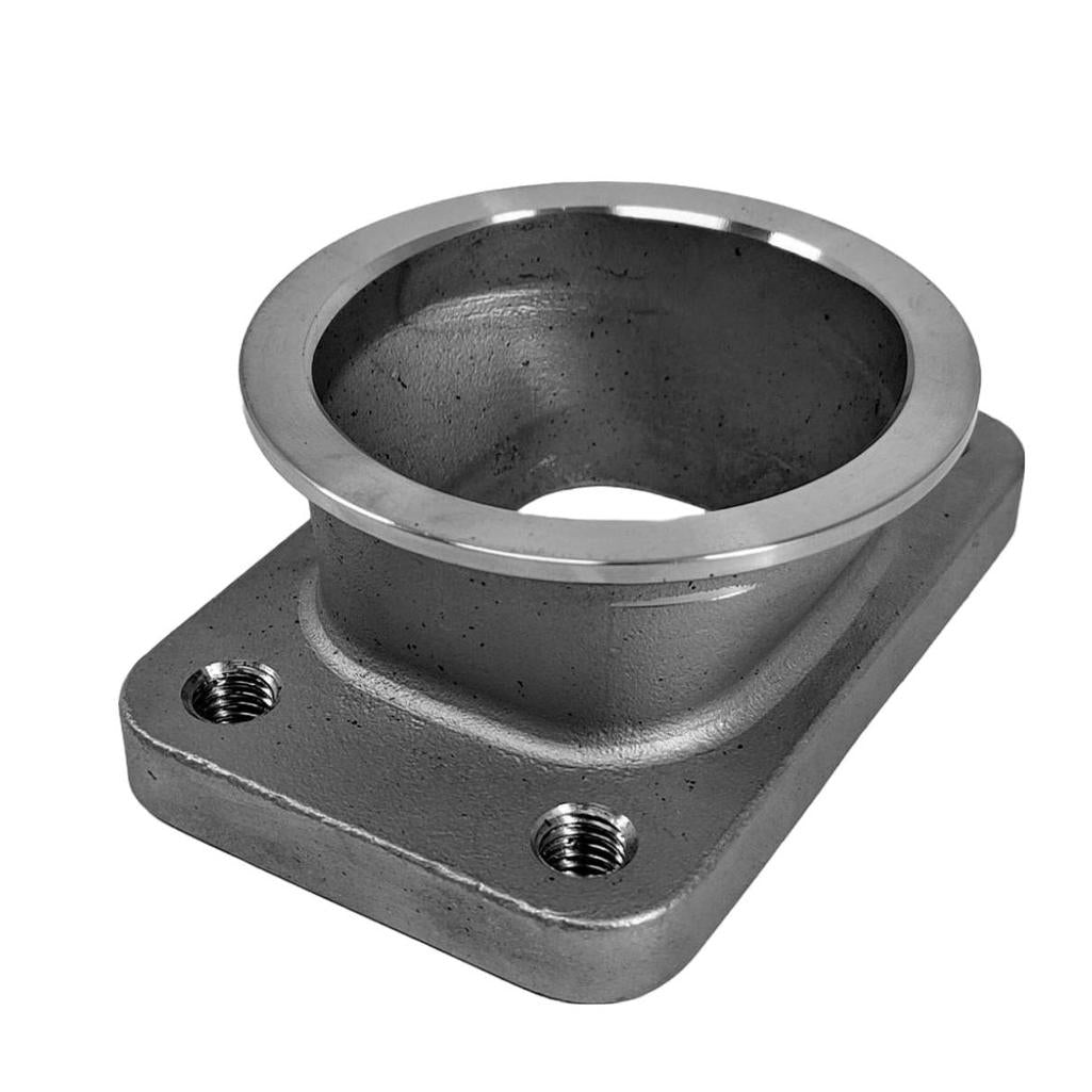 Connects T3 flanges to 2.5" V-Band systems for versatile turbo setups 540208