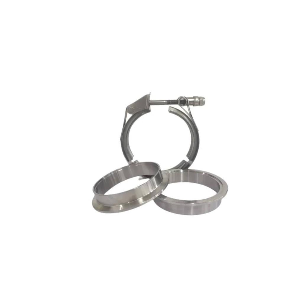 51mm Mating Male Female Interlocking Flanges V-Band Clamp Included-Mild