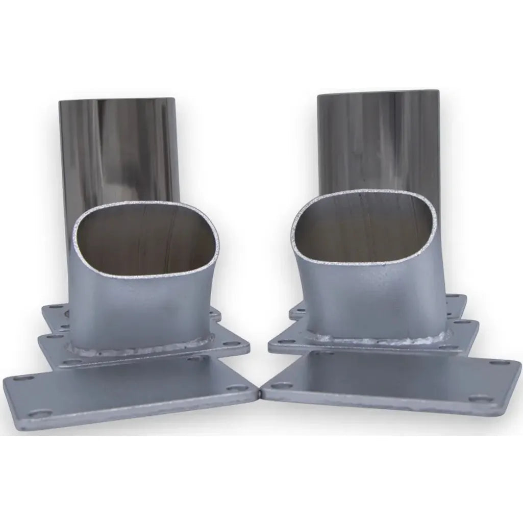Weld-in design works any exhaust system perfect muscle cars