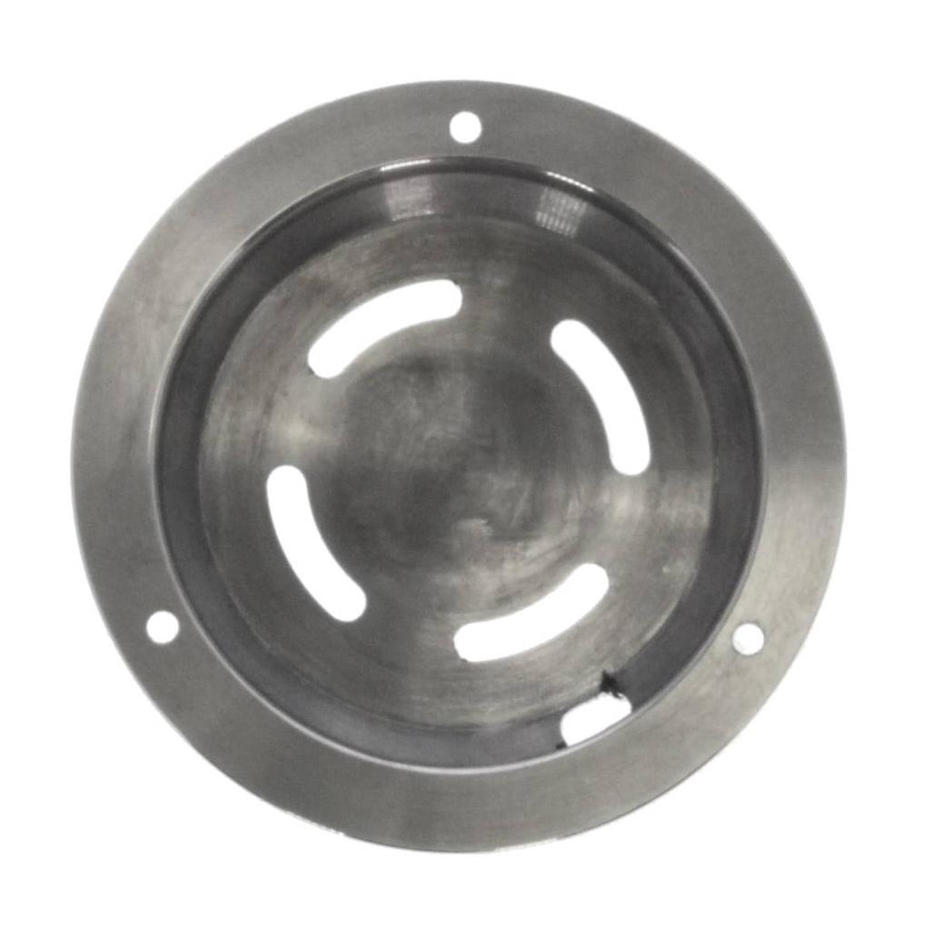Machined high-quality billet aluminum polished mirror finish fan cover