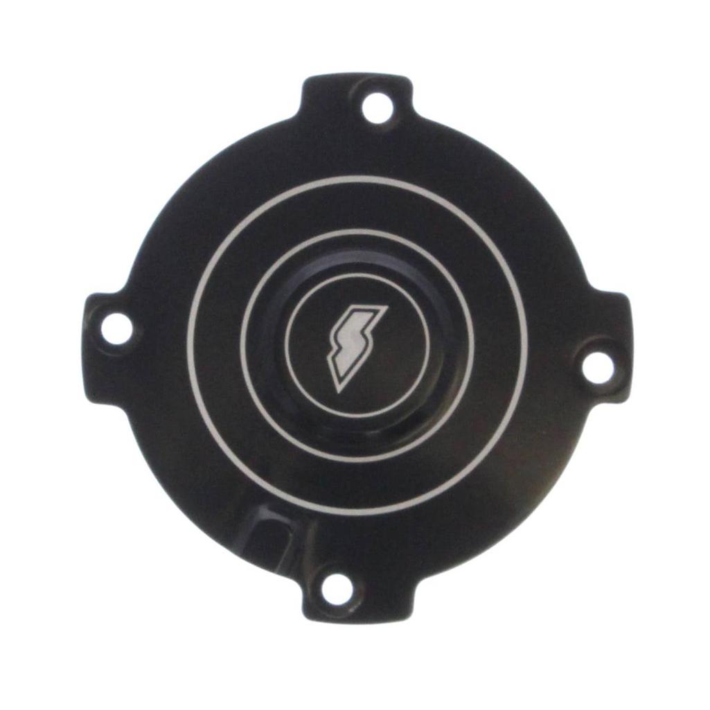 Granatelli Motor Sports Black Billet Fan Cover - SPAL, 3 Ring