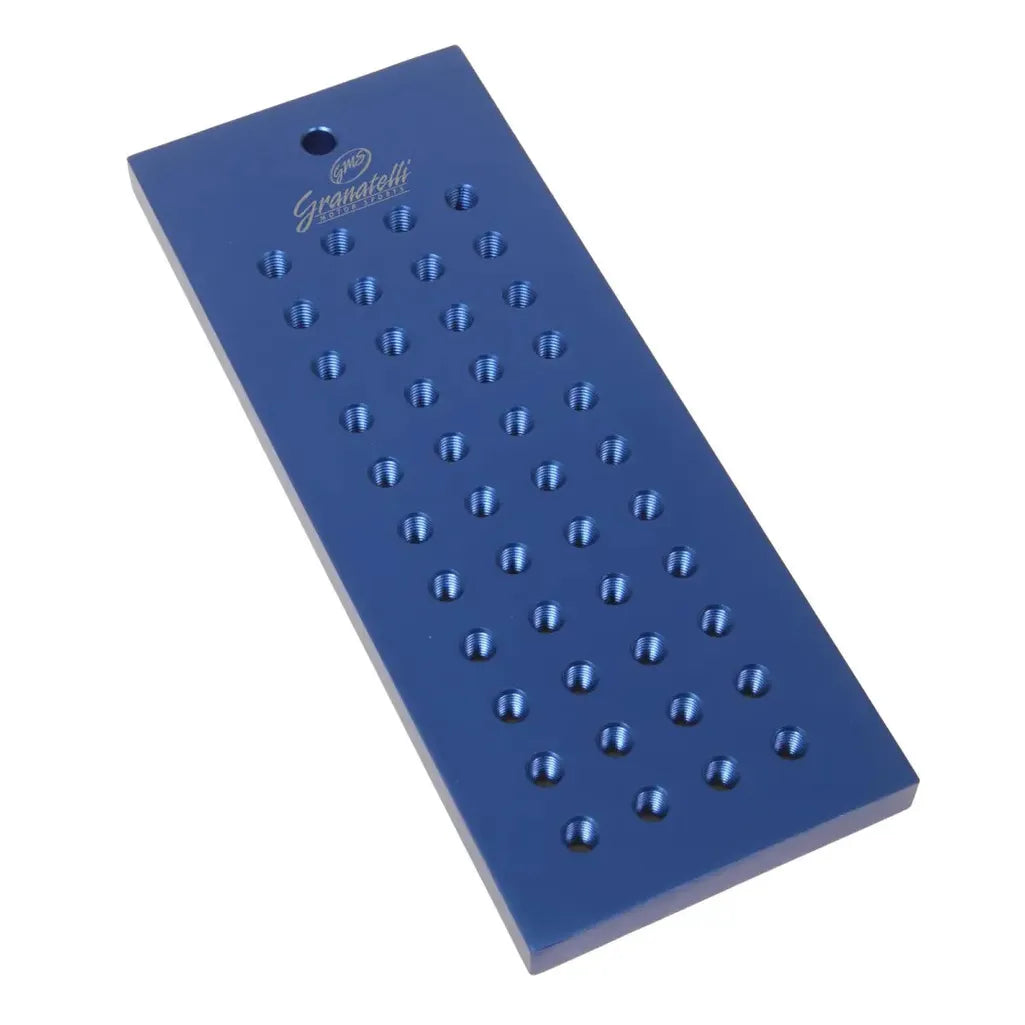 Granatelli Billet Aluminum Jet Holder Blue Anodized 1/4-28 Threaded