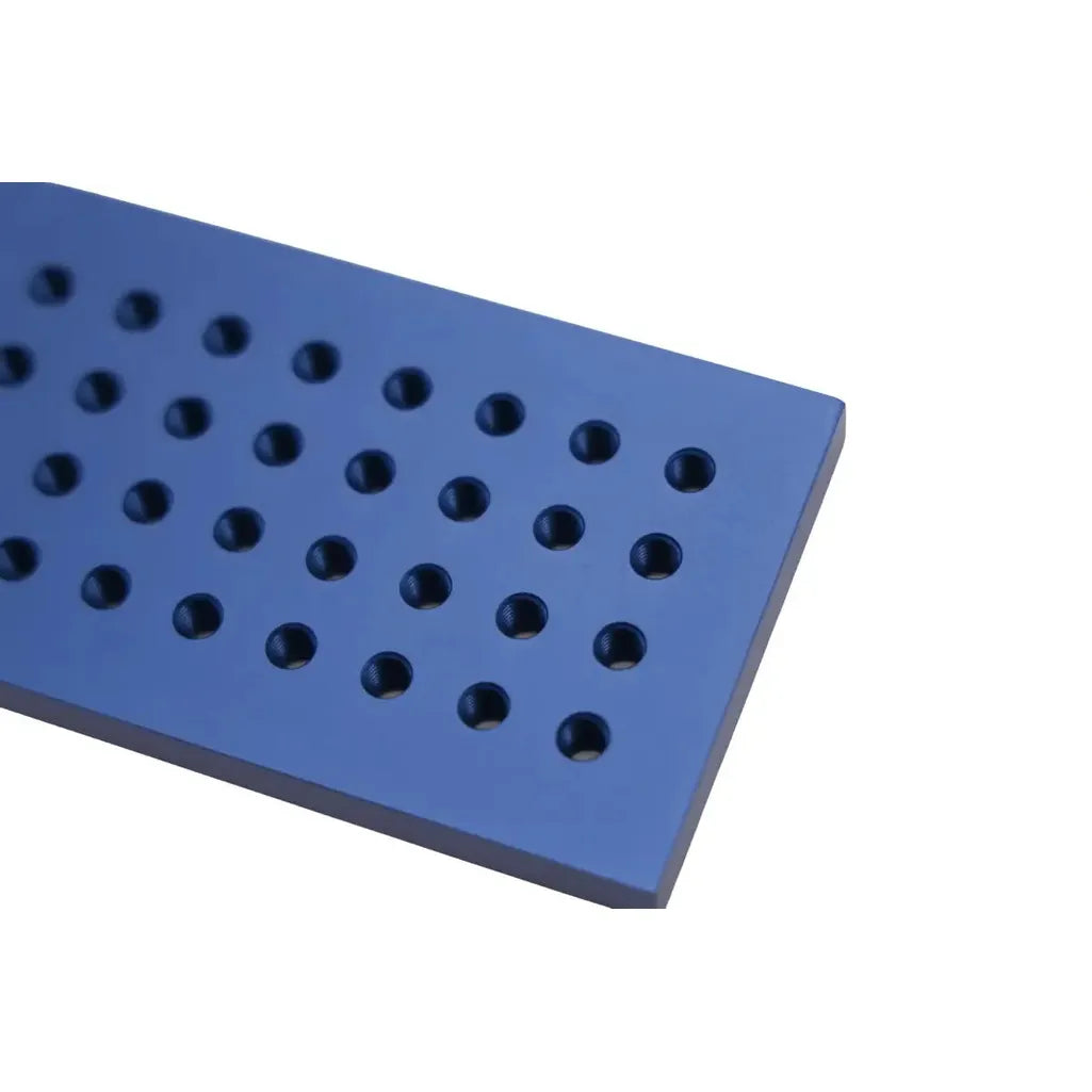 Precision-machined billet aluminum provides a durable and professional storage solution