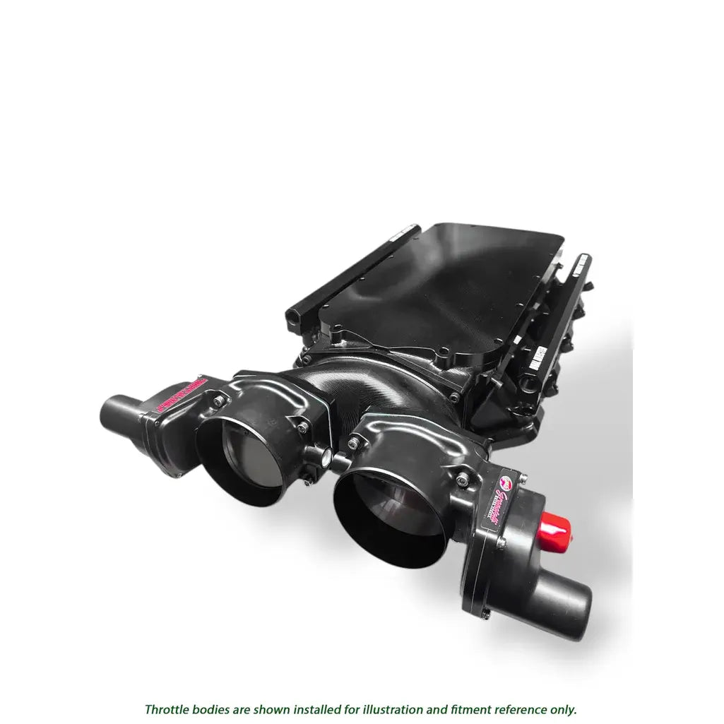 Compatible with GM “LS-based” small-block V8 engines using **cathedral-port heads