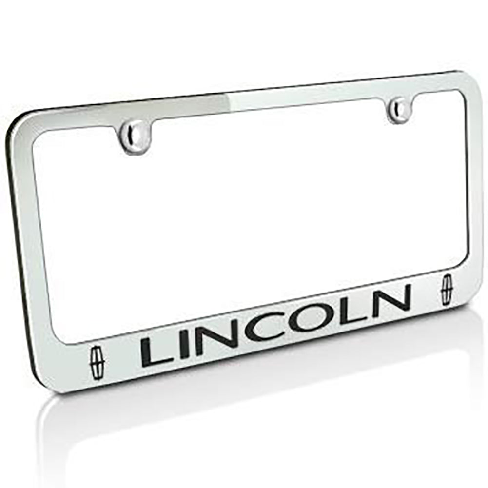 Lincoln License Plate Frame - Chrome-SR1 Performance