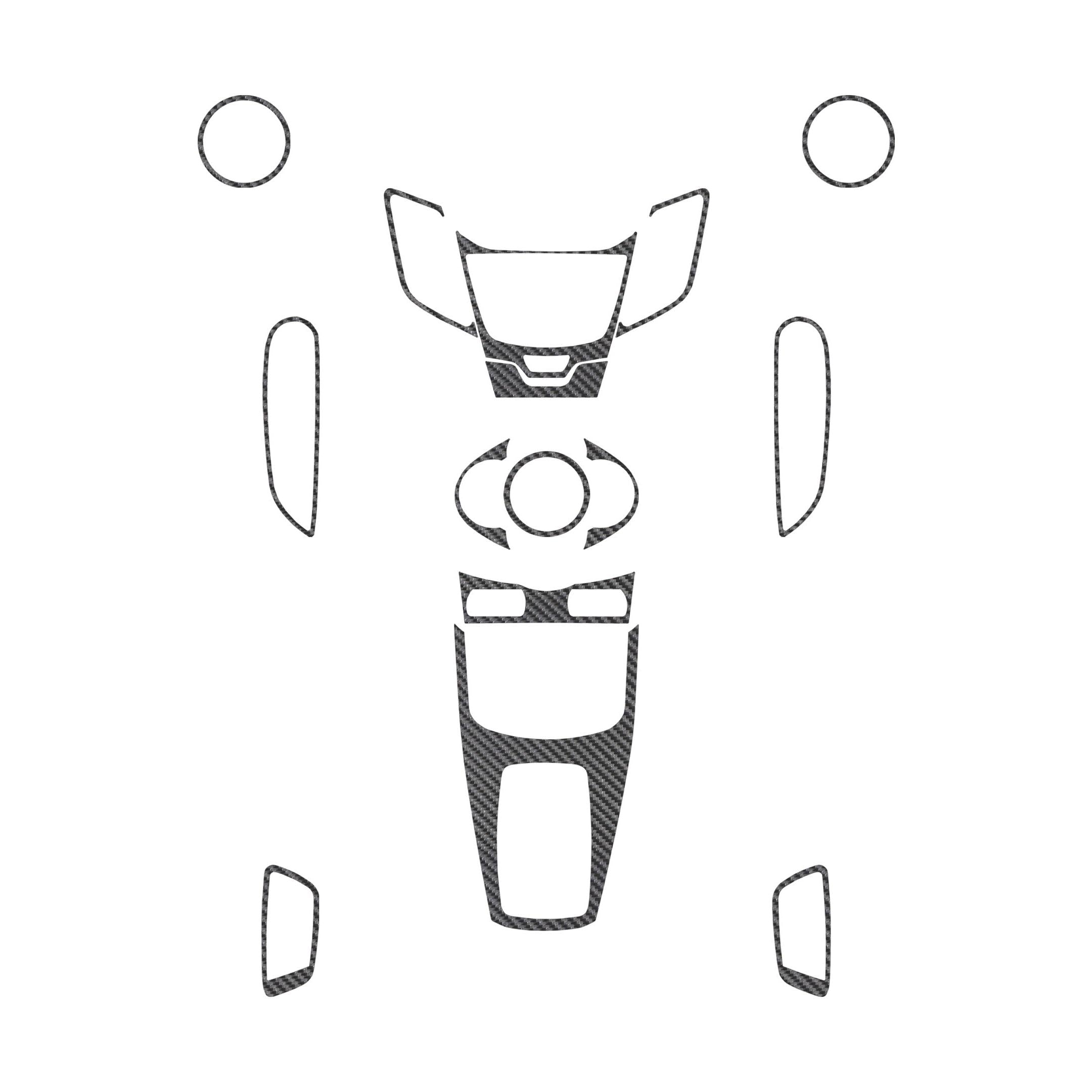 Interior Dash Kit Fits 2011-2019 Ford Fiesta