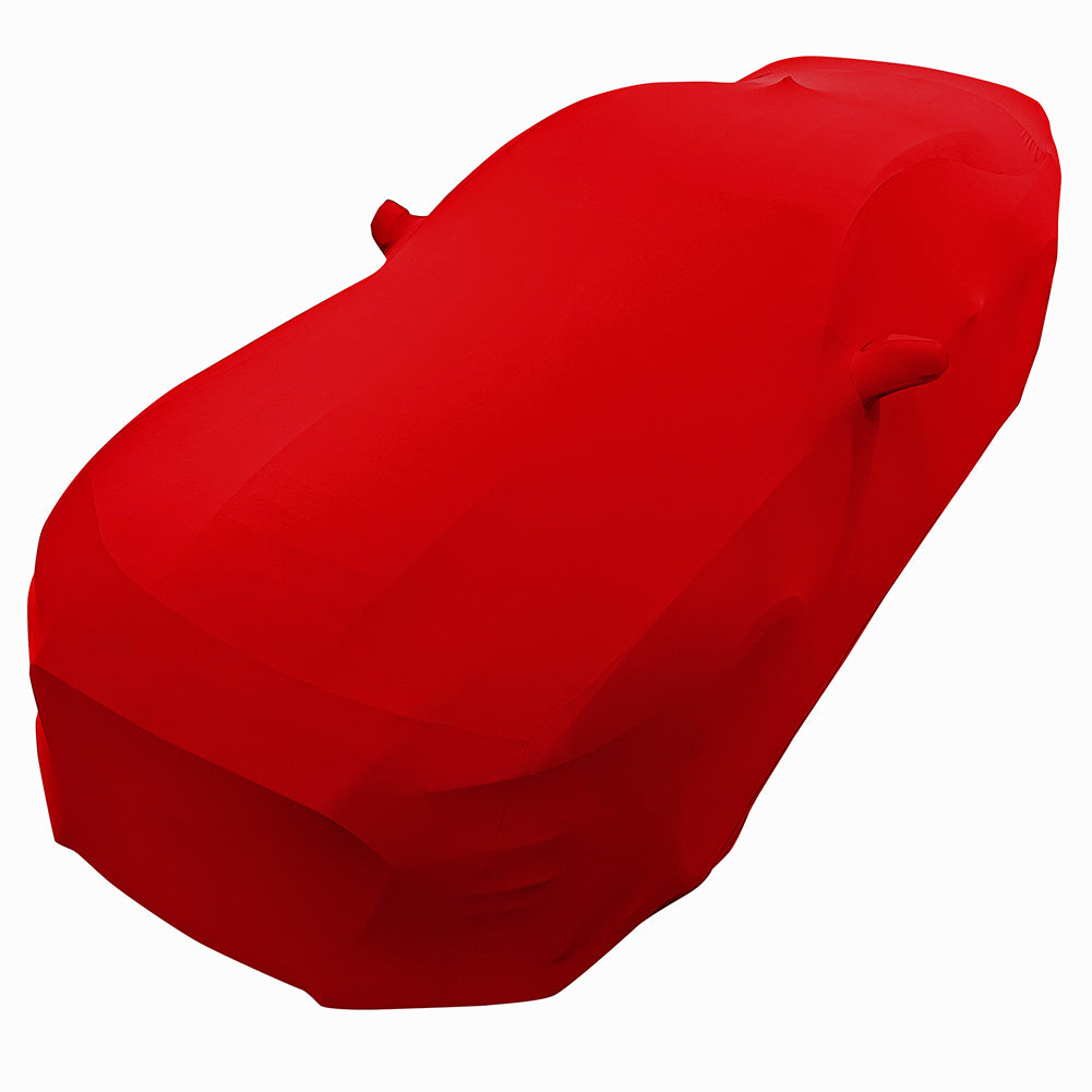 2005-2024 Ford Mustang Ultraguard Stretch Satin Indoor Car Cover - Red-SR1 Performance
