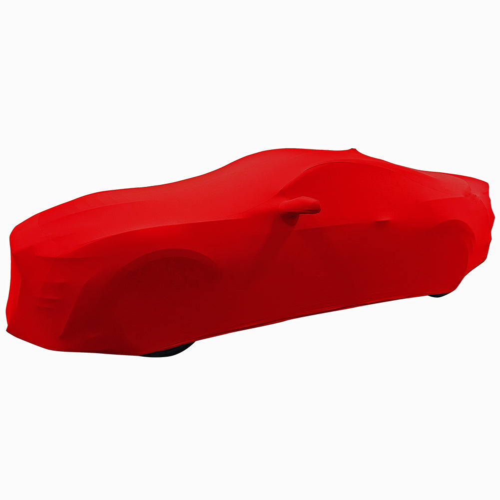 2005-2024 Ford Mustang Ultraguard Stretch Satin Indoor Car Cover - Red-SR1 Performance