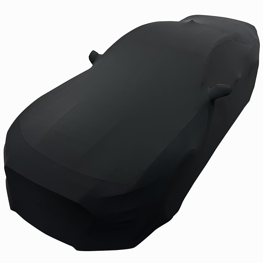 2005-2024 Ford Mustang Ultraguard Stretch Satin Indoor Car Cover - Black-SR1 Performance