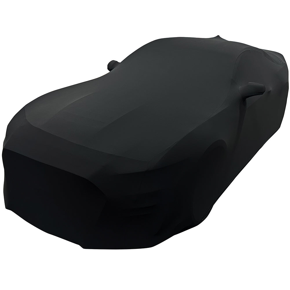 2005-2024 Ford Mustang Ultraguard Stretch Satin Indoor Car Cover - Black-SR1 Performance
