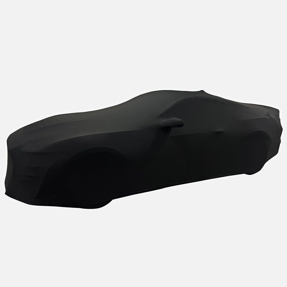 2005-2024 Ford Mustang Ultraguard Stretch Satin Indoor Car Cover - Black-SR1 Performance