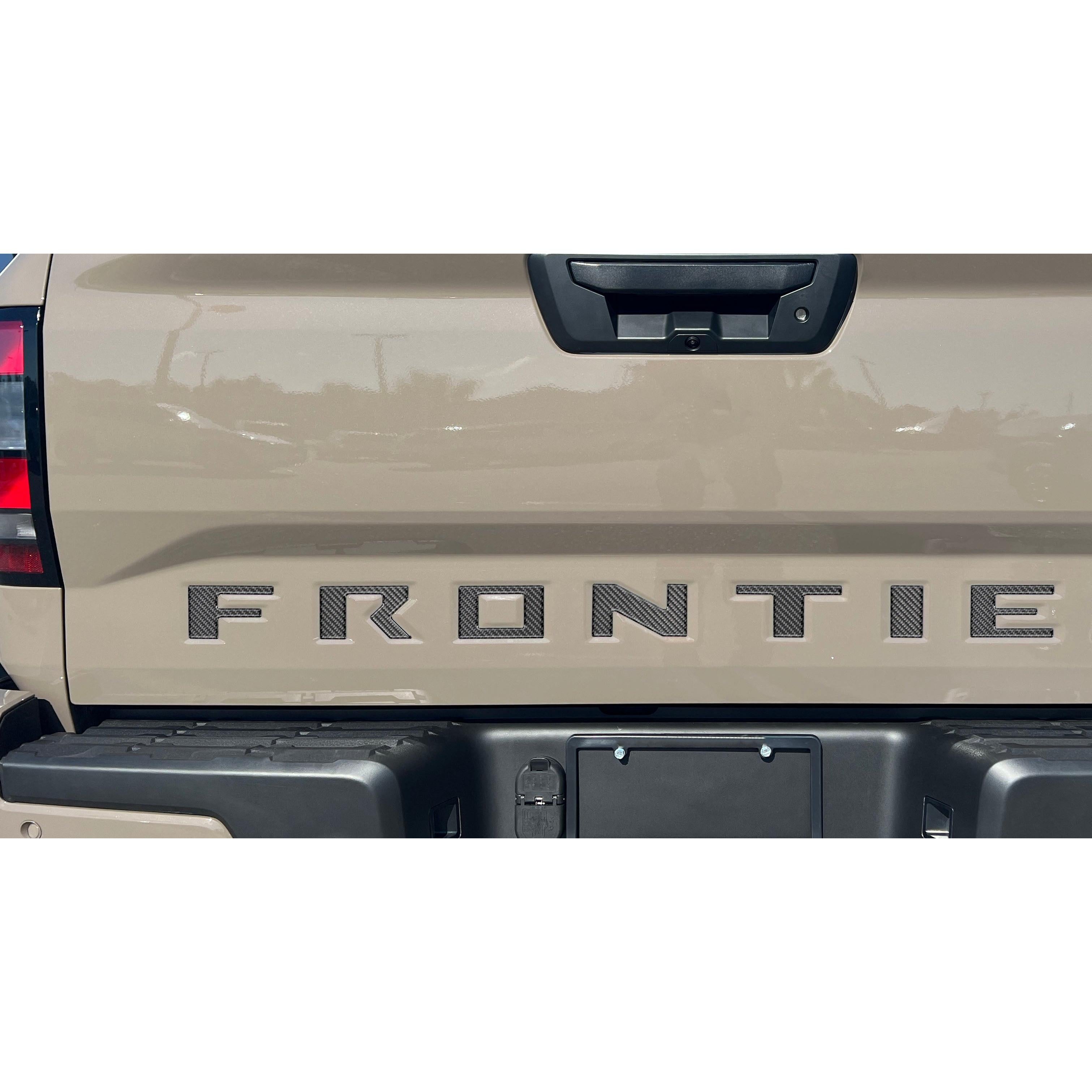 Tailgate Letter Inserts Fits 2022-2026 Nissan Frontier