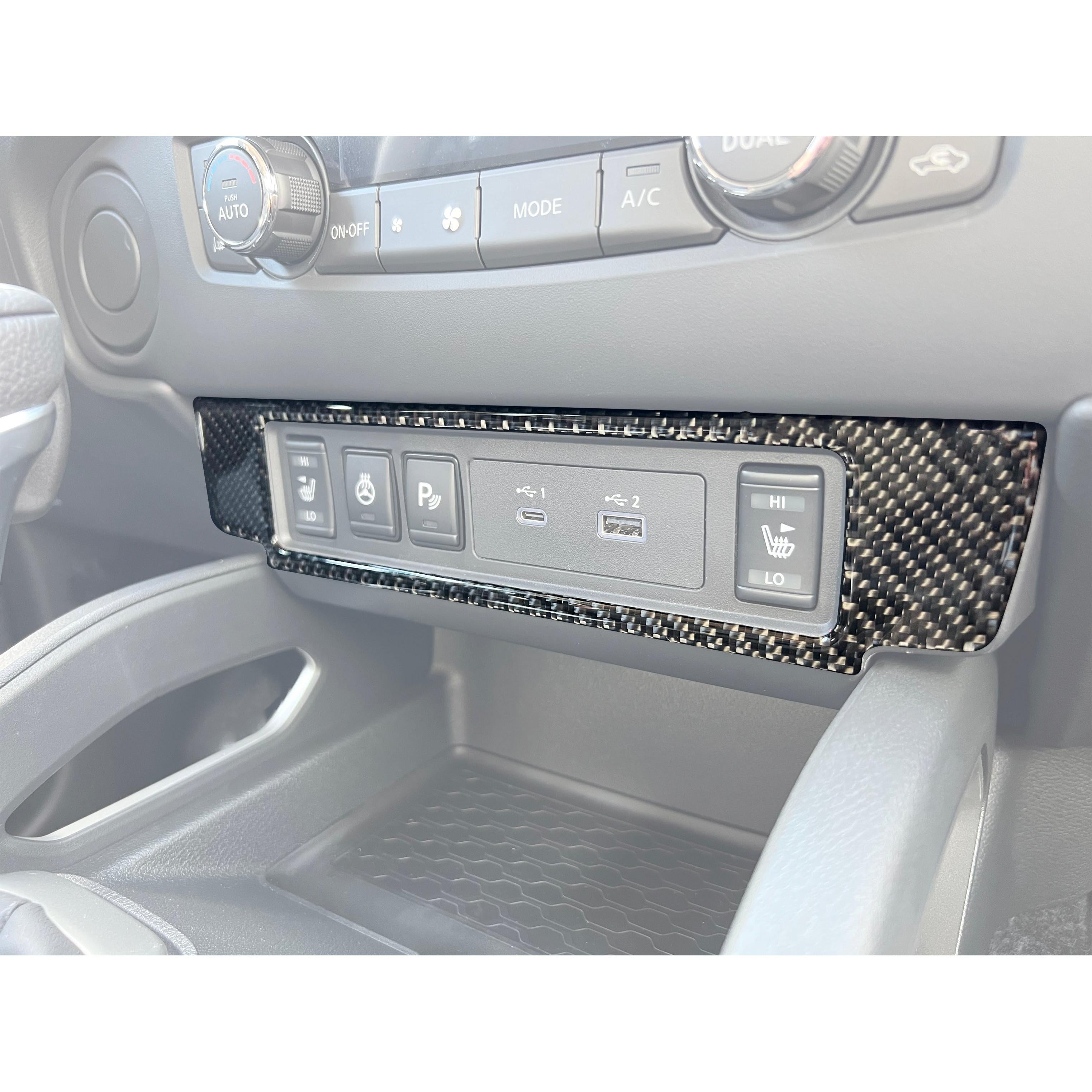 Lower Dash Accent Trim Fits 2022-2026 Nissan Frontier