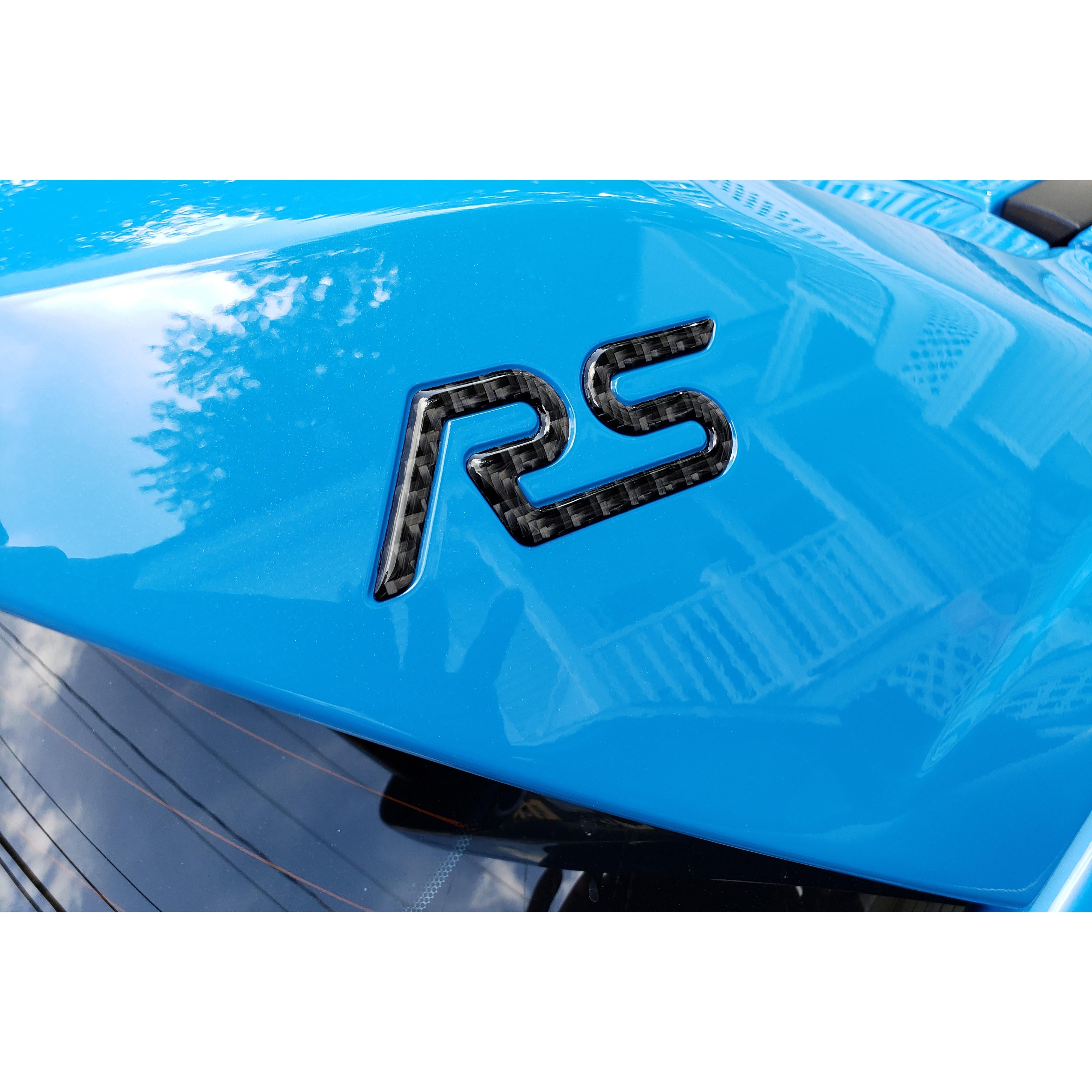 "RS" Spoiler Letter Inserts Fits 2016-2018 Ford Focus RS