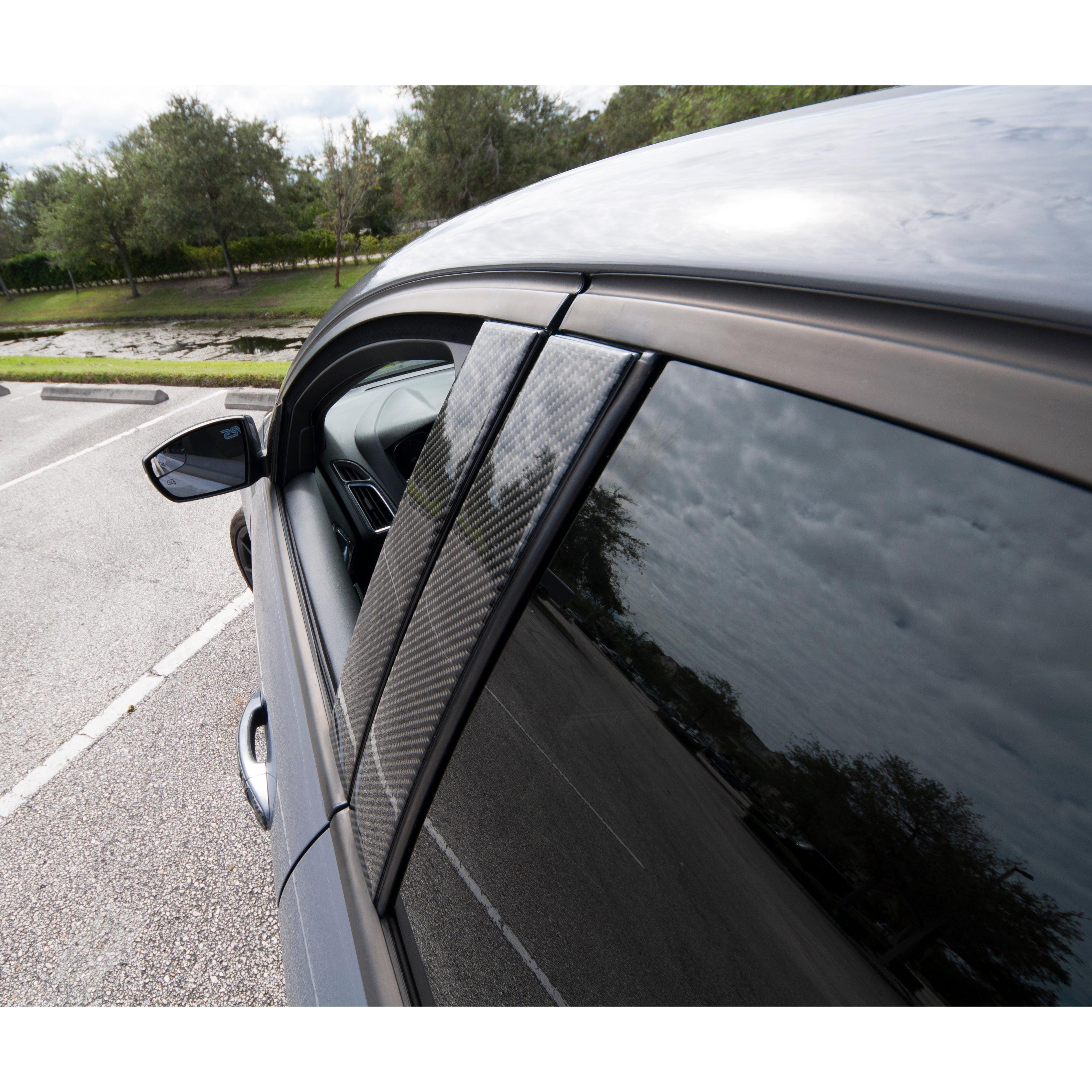 B & C Door Pillars Accent Overlays Fits 2012-2018 Ford Focus