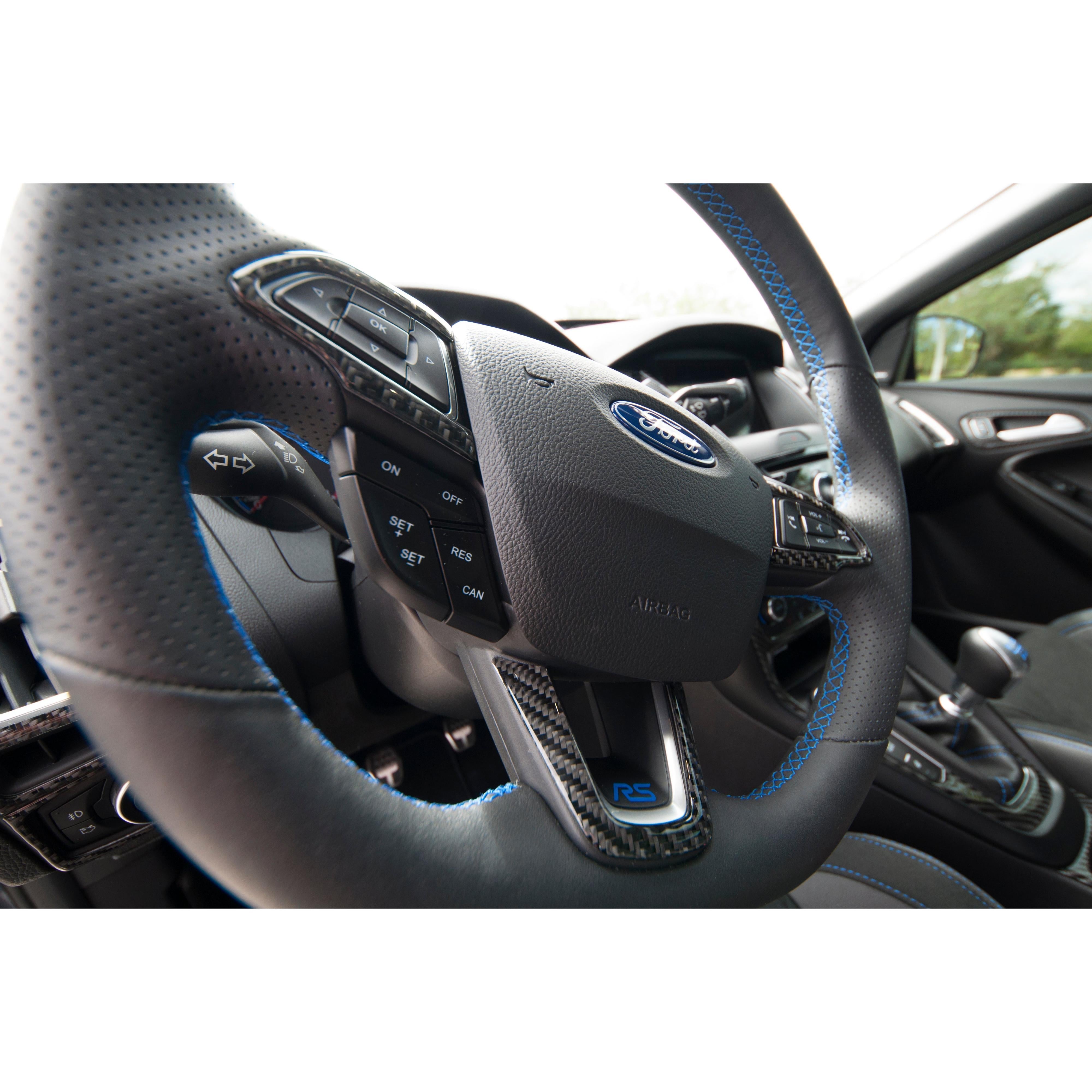 Steering Wheel Accent Overlays Fits 2015-2018 Ford Focus, RS, ST