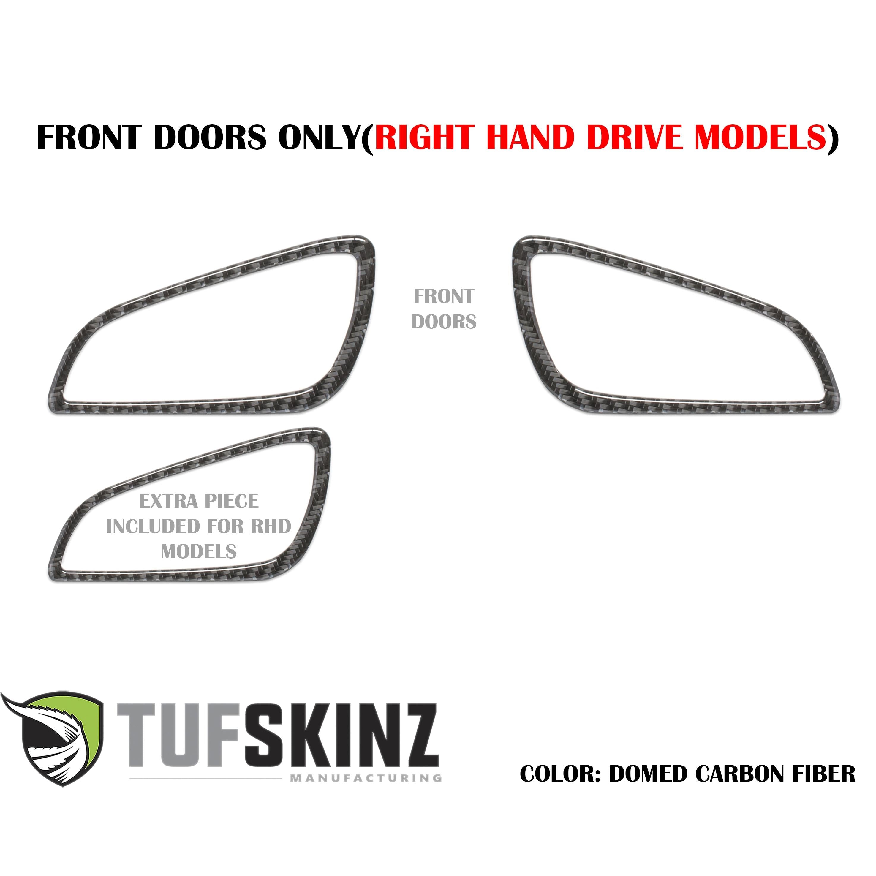 Interior Door Handle Surround Accents Fits 2015-2018 Ford Focus, RS, ST