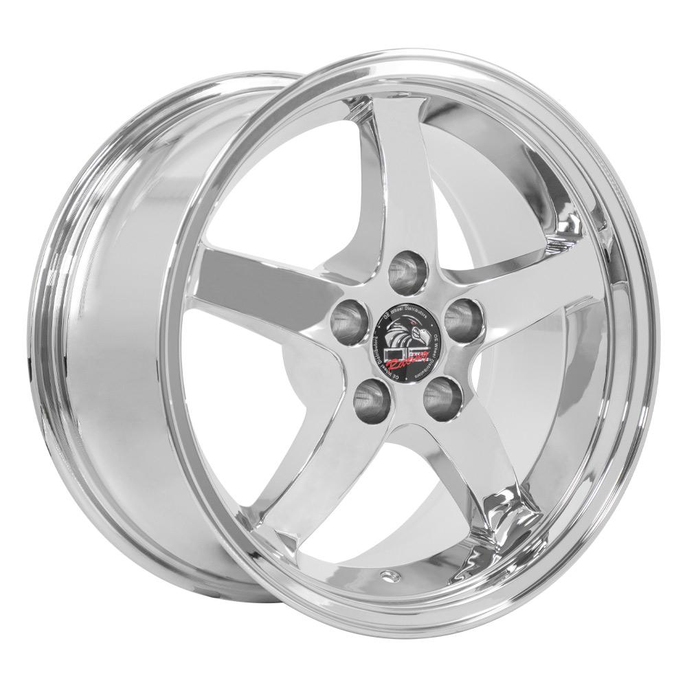 17" Replica FR04 fits Ford Mustang Cobra 17x9 Chrome-SR1 Performance