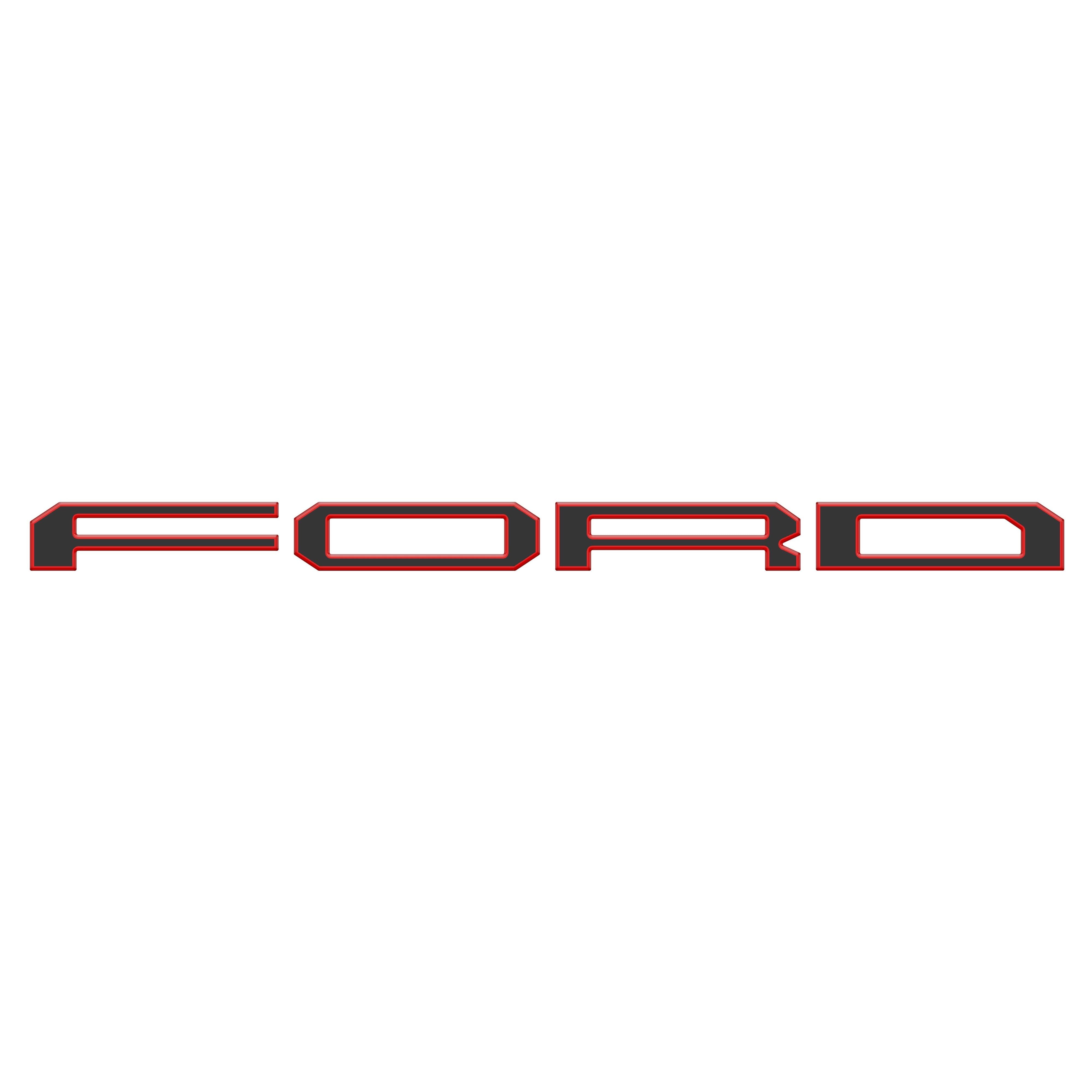 Tailgate Letter Overlays Fits 2015-2020 Ford F-150 Raptor