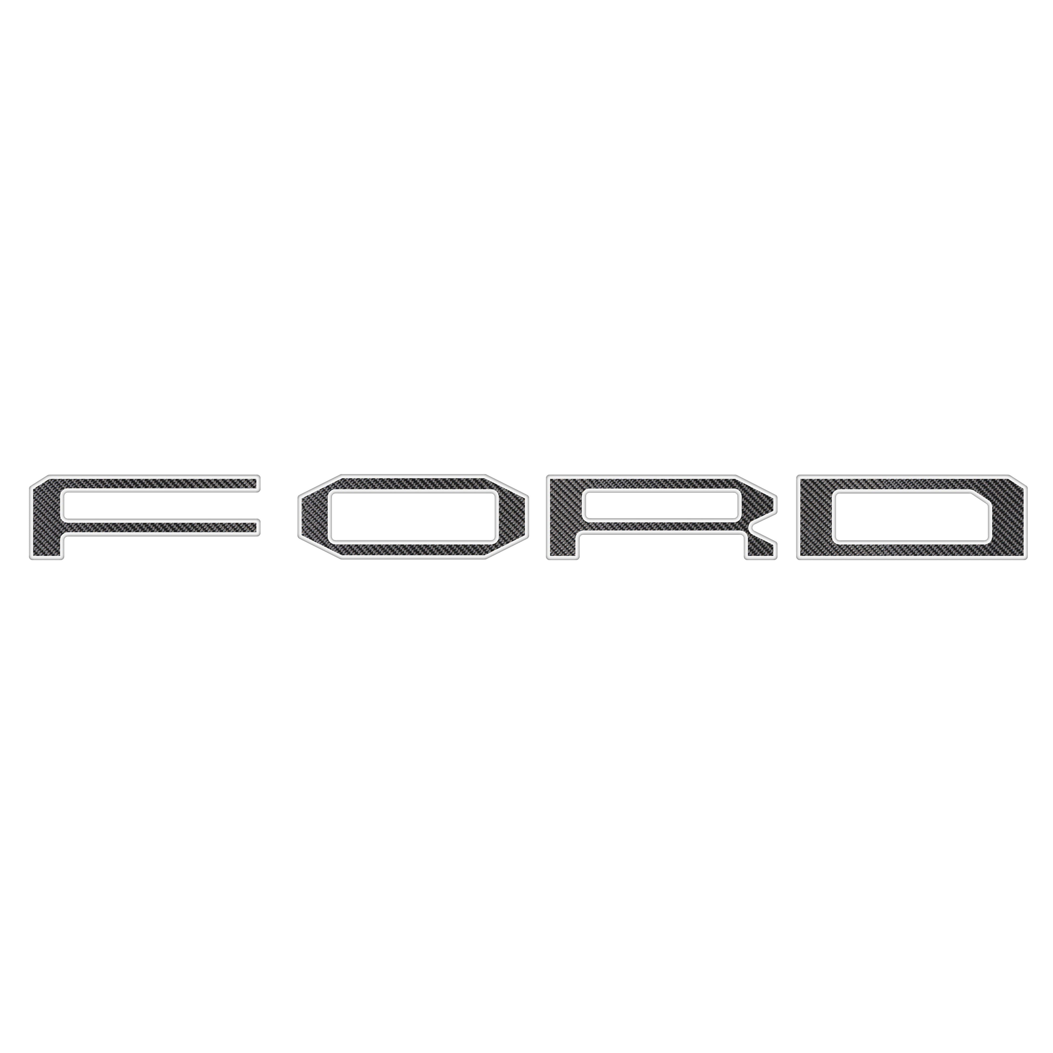 Grille Letter Overlays Fits 2015-2020 Ford F-150 Raptor