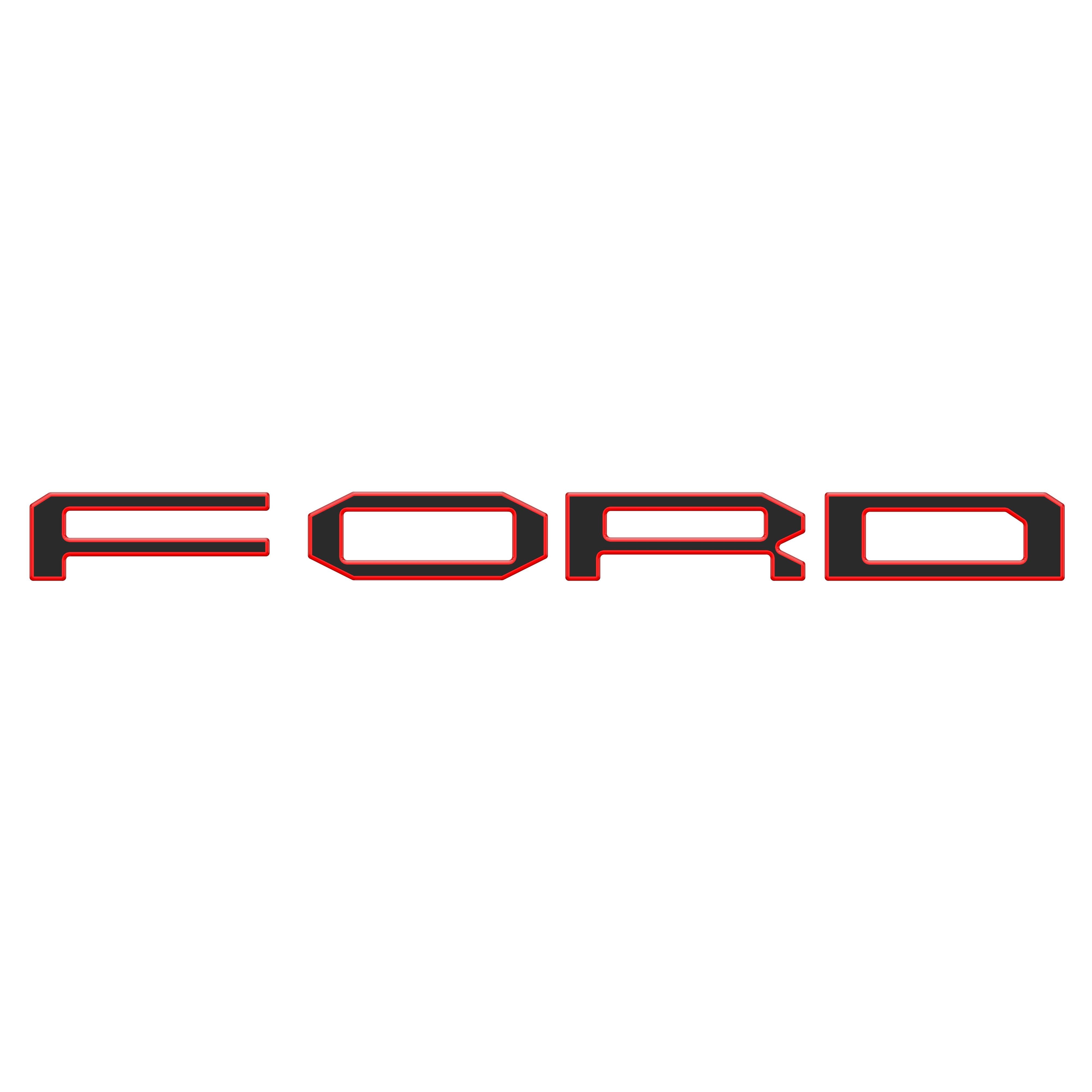 Grille Letter Overlays Fits 2015-2020 Ford F-150 Raptor
