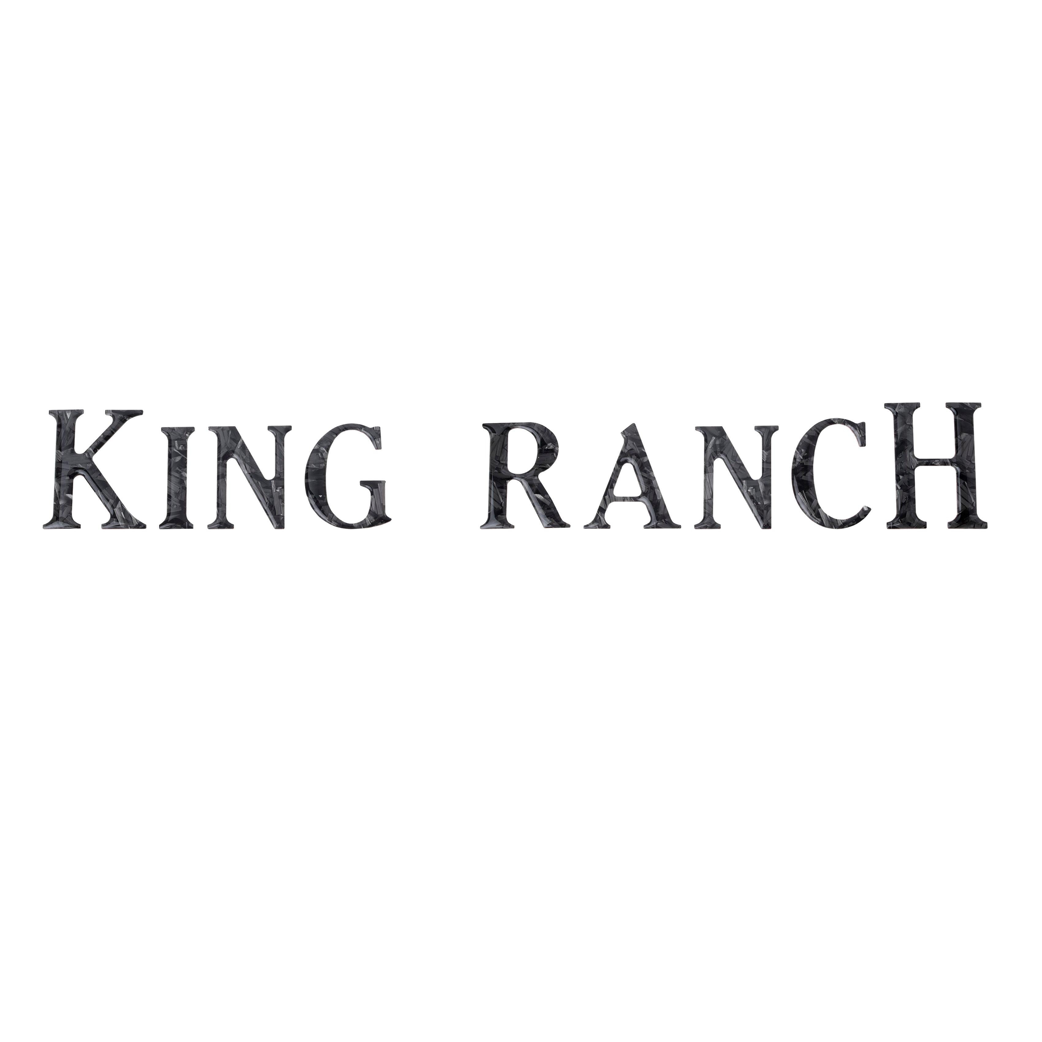 Tailgate Letter Inserts Fits 2018-2020 Ford F-150 King Ranch
