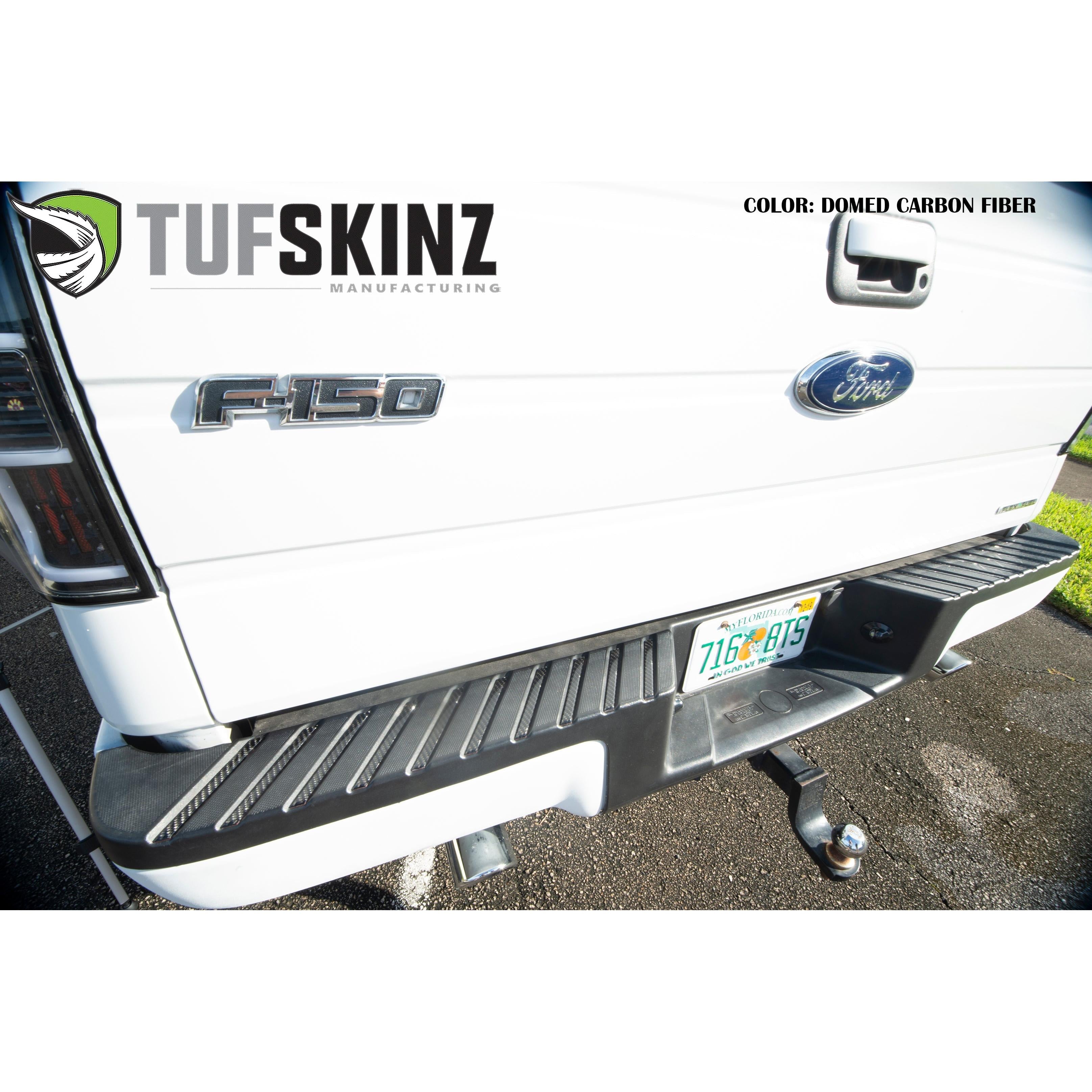 Rear Bumper Ridge Inserts Fits 2009-2014 Ford F-150