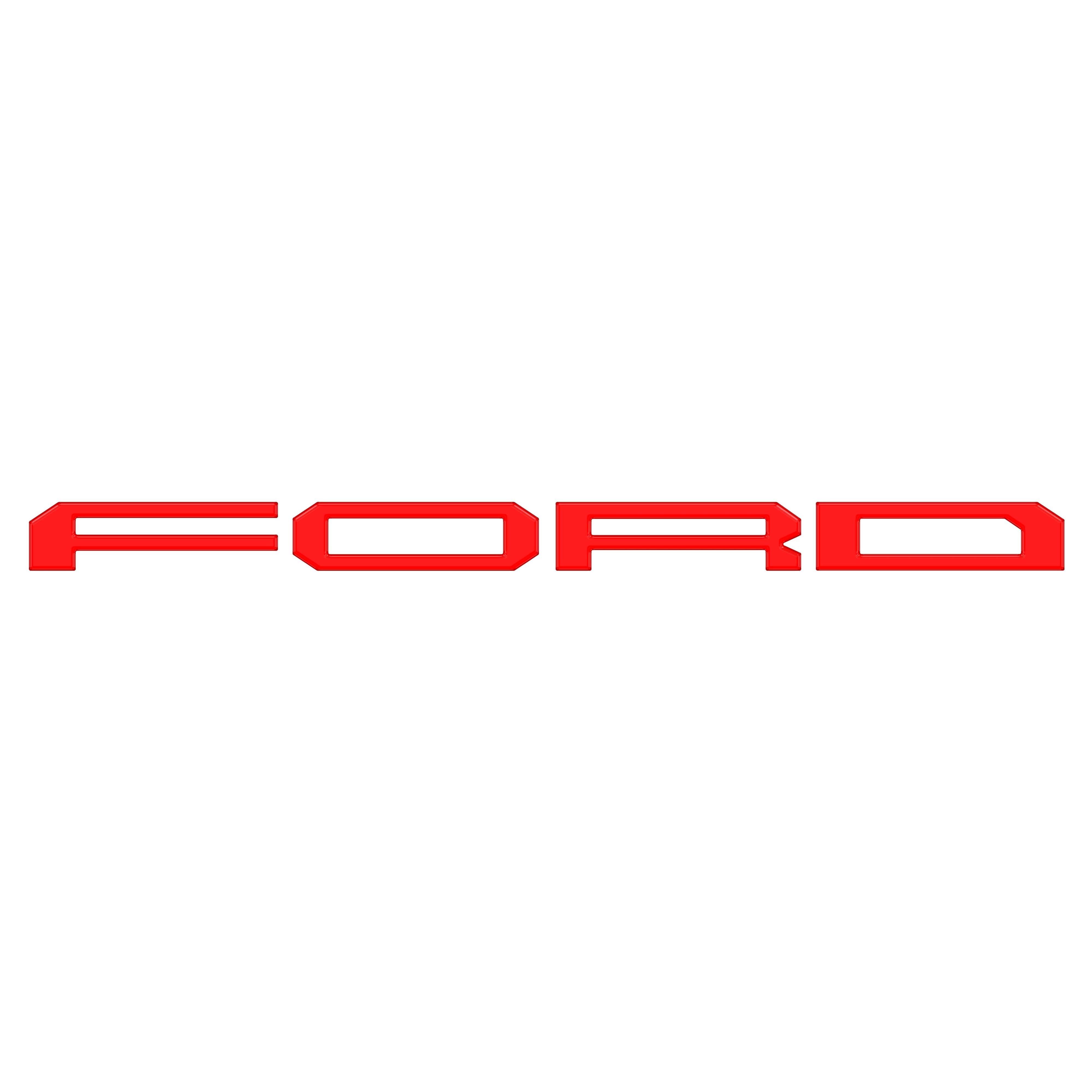 Tailgate Letter Overlays Fits 2015-2020 Ford F-150 Raptor