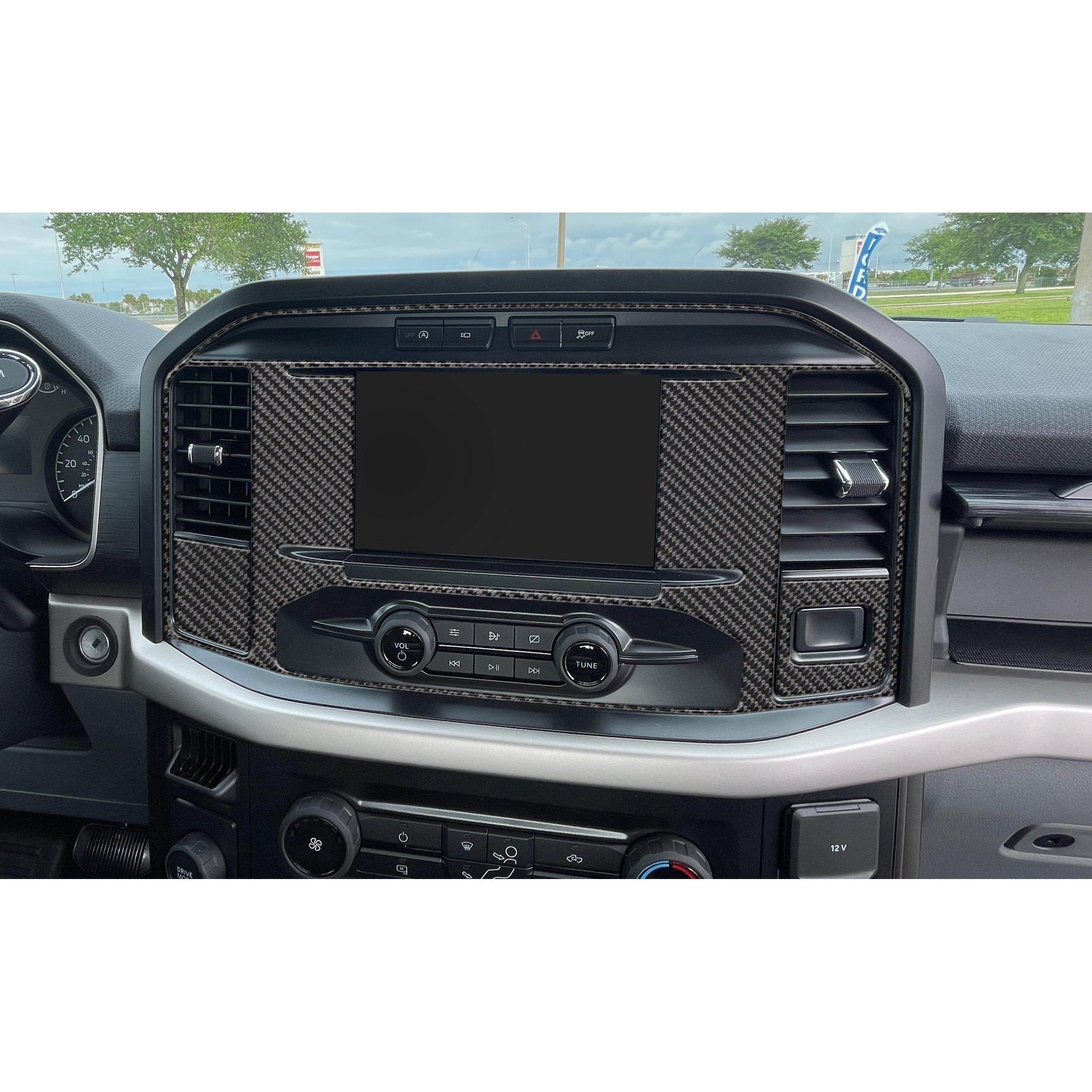 Navigation Screen Accent Trim Fits 2021-2026 Ford F-150