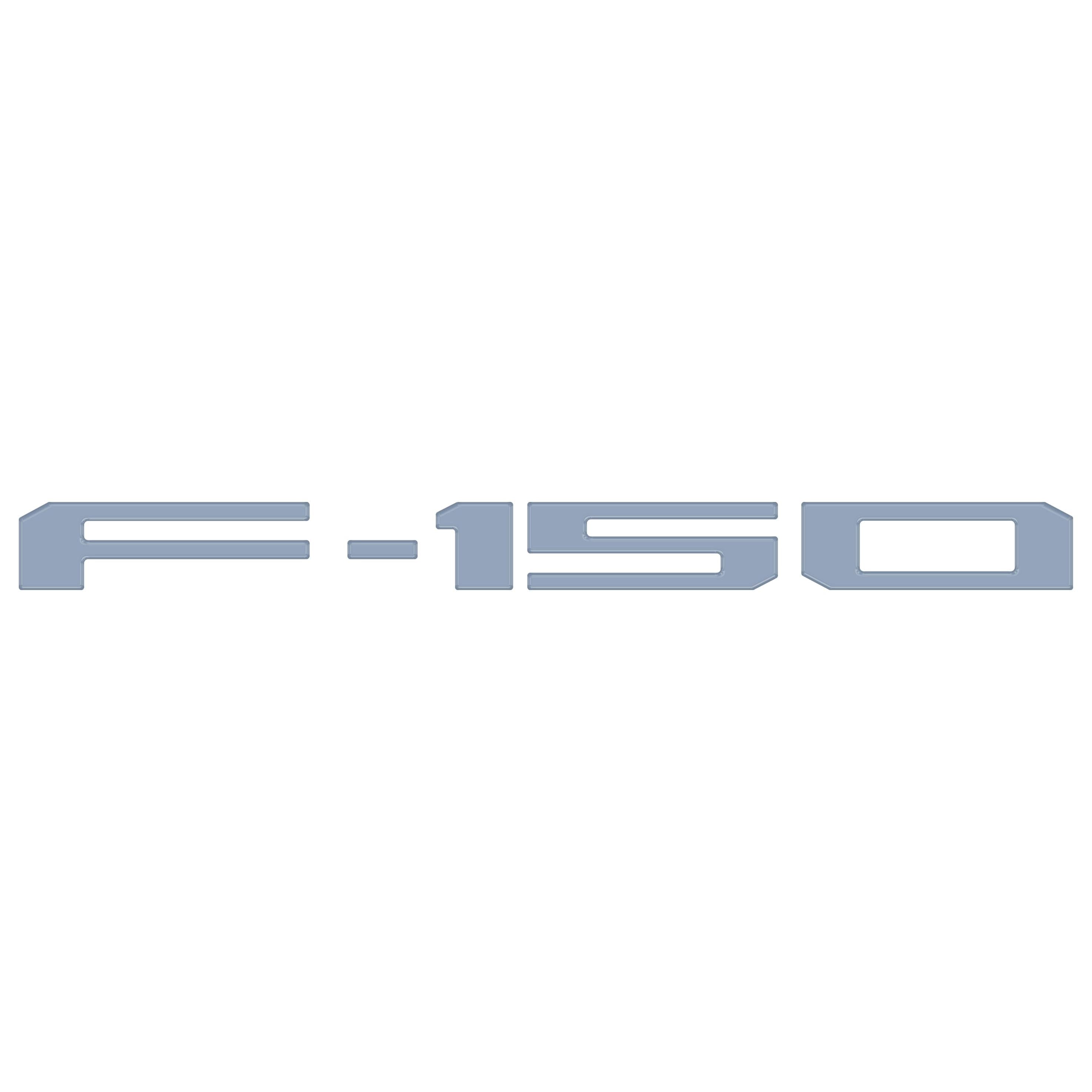 Tailgate Letter Inserts Fits 2021-2026 Ford F-150