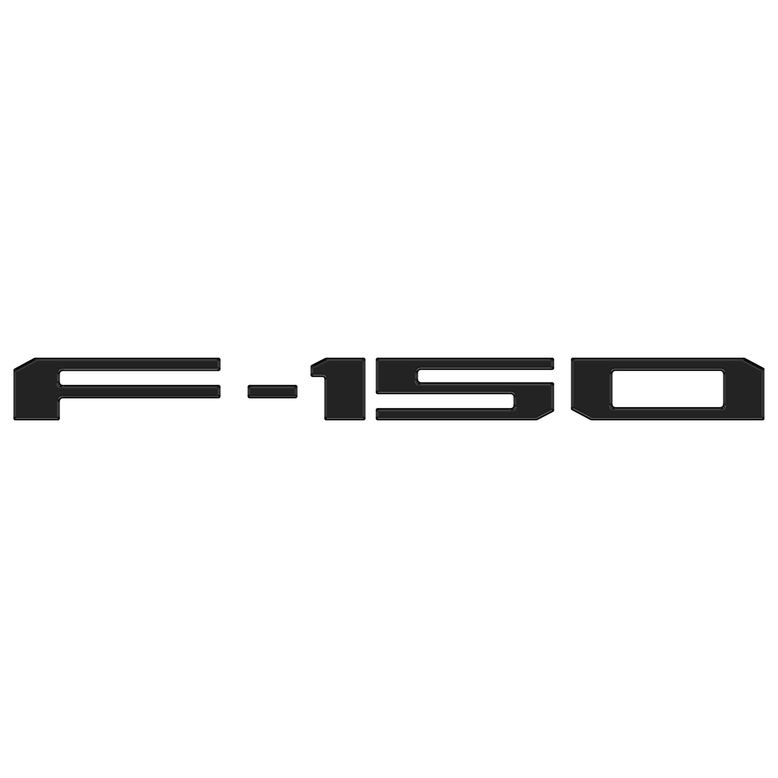 Tailgate Letter Inserts Fits 2021-2026 Ford F-150