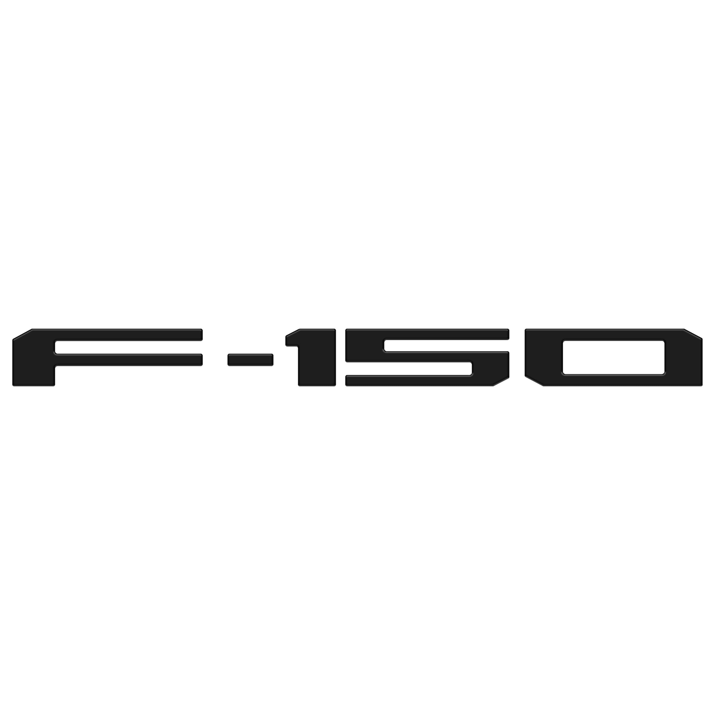 Rear Tailgate Letter Inserts Fits 2018-2020 Ford F-150
