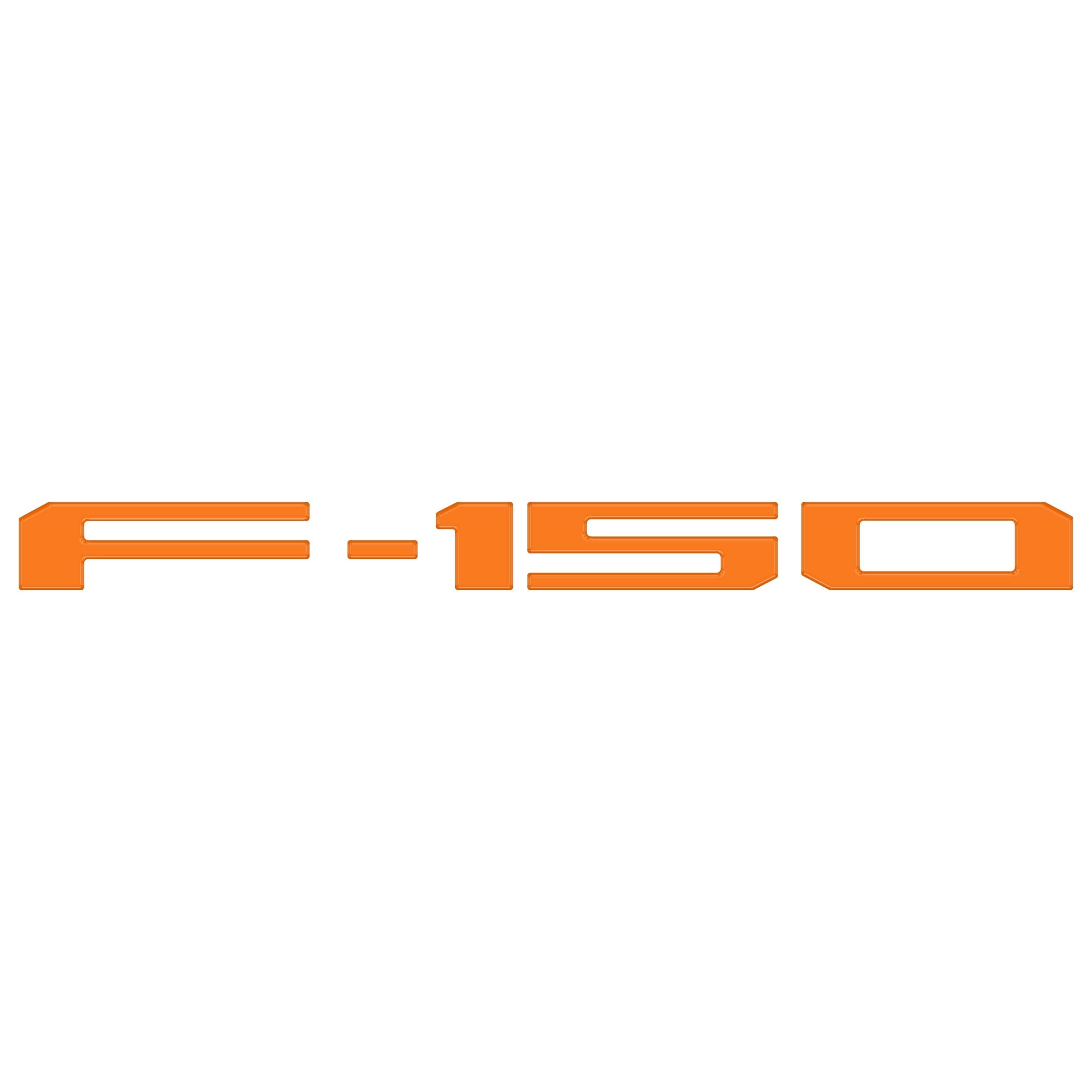 Rear Tailgate Letter Inserts Fits 2018-2020 Ford F-150